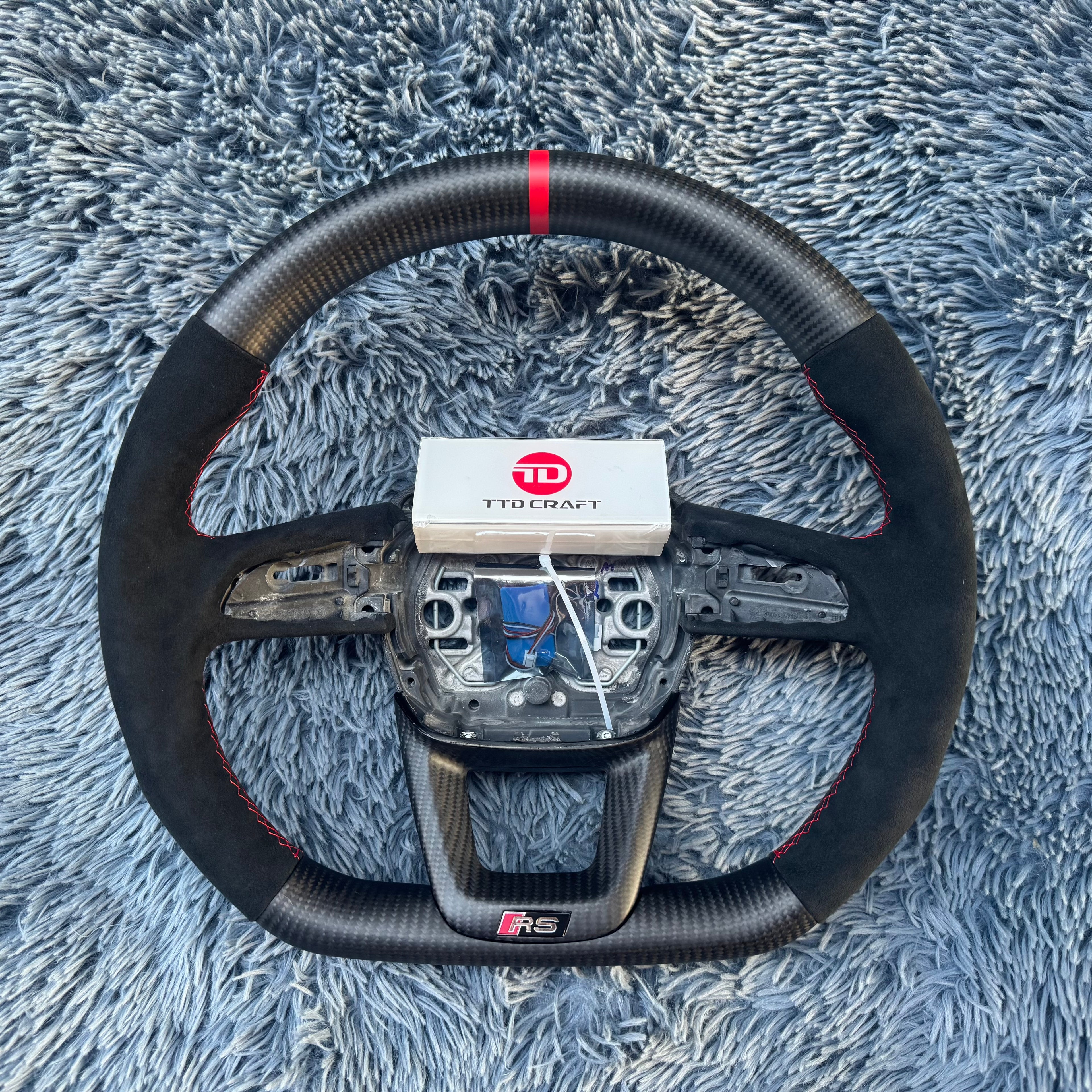 For Audi  A4 / Q5 / SQ5 / Q7 / SQ7 Custom Carbon Fiber Steering Wheel