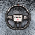 For Dodge 2015-2024 Charger Carbon Fiber Steering Wheel
