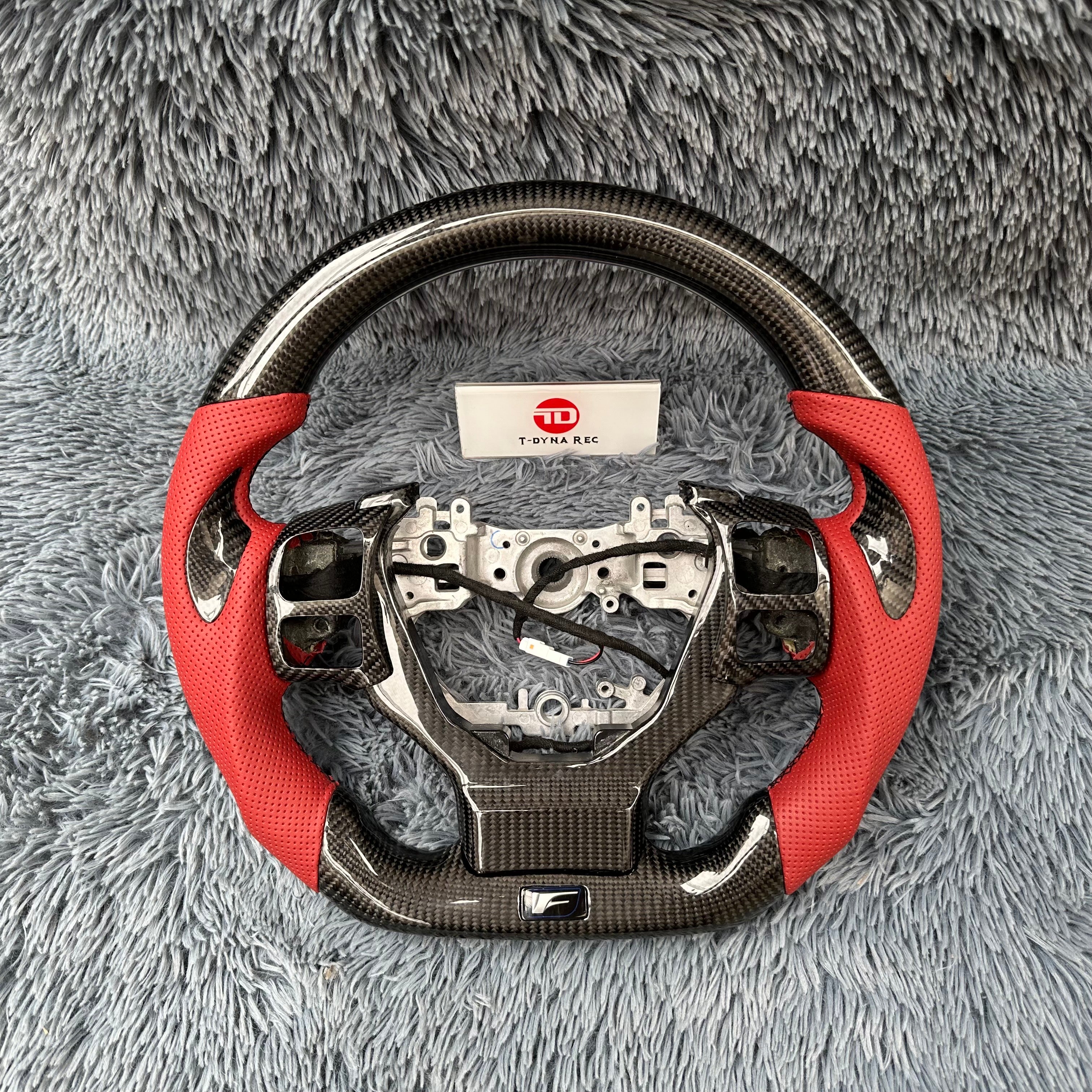 For Lexus 2014-2025 IS CT200h NX RC RCF Carbon Fiber Steering Wheel