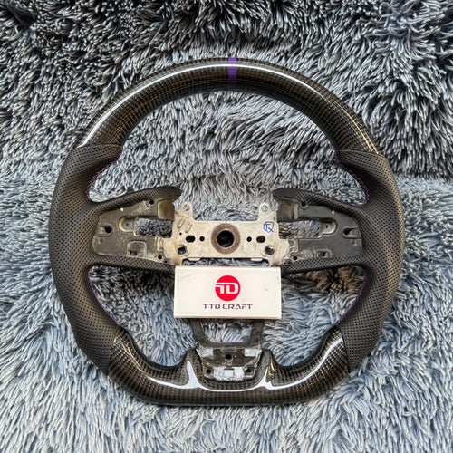 Custom Honda 10th gen Civic 2016-2021 Carbon Fiber Steering Wheel