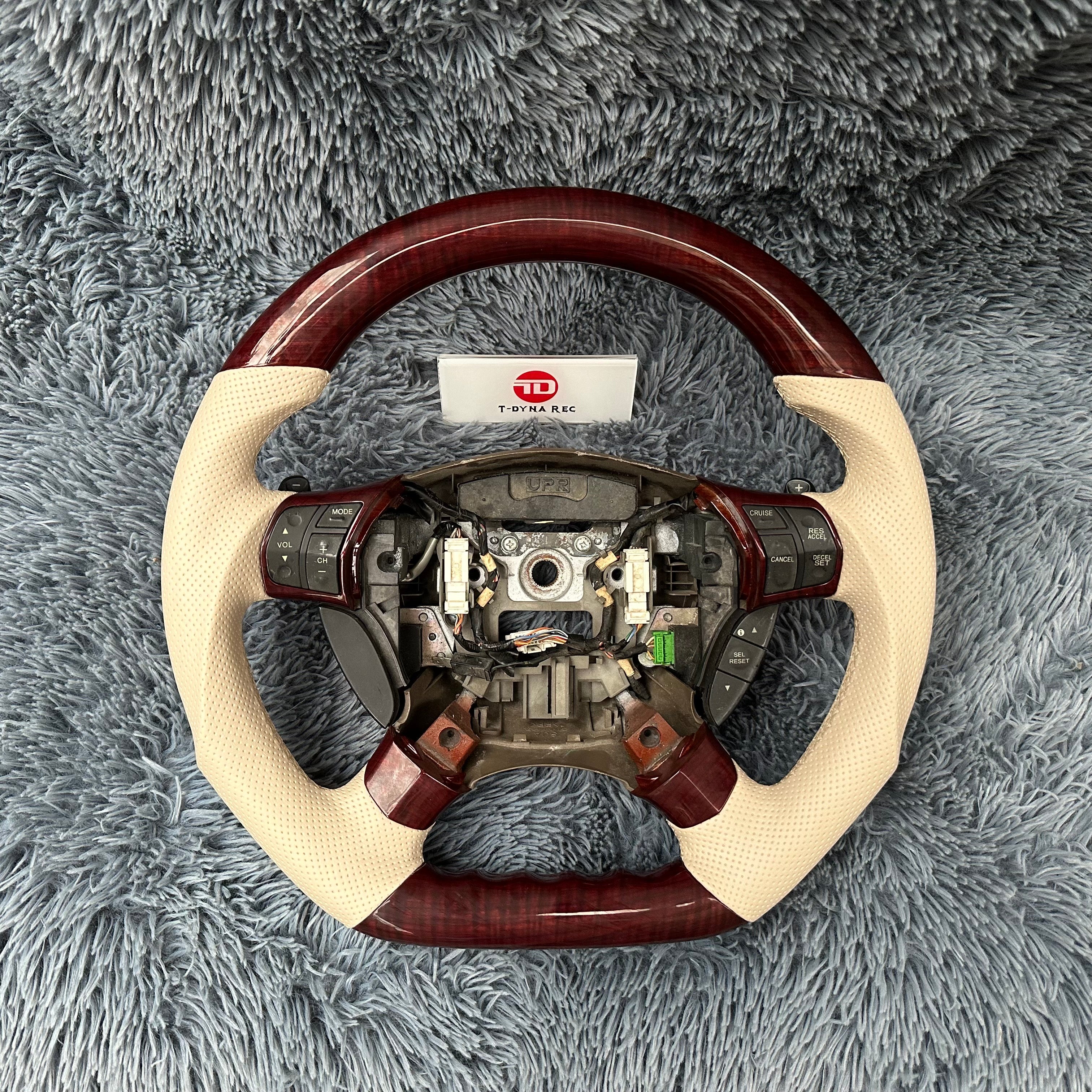 For Acura 2005-2012 RL Wooden Steering Wheel