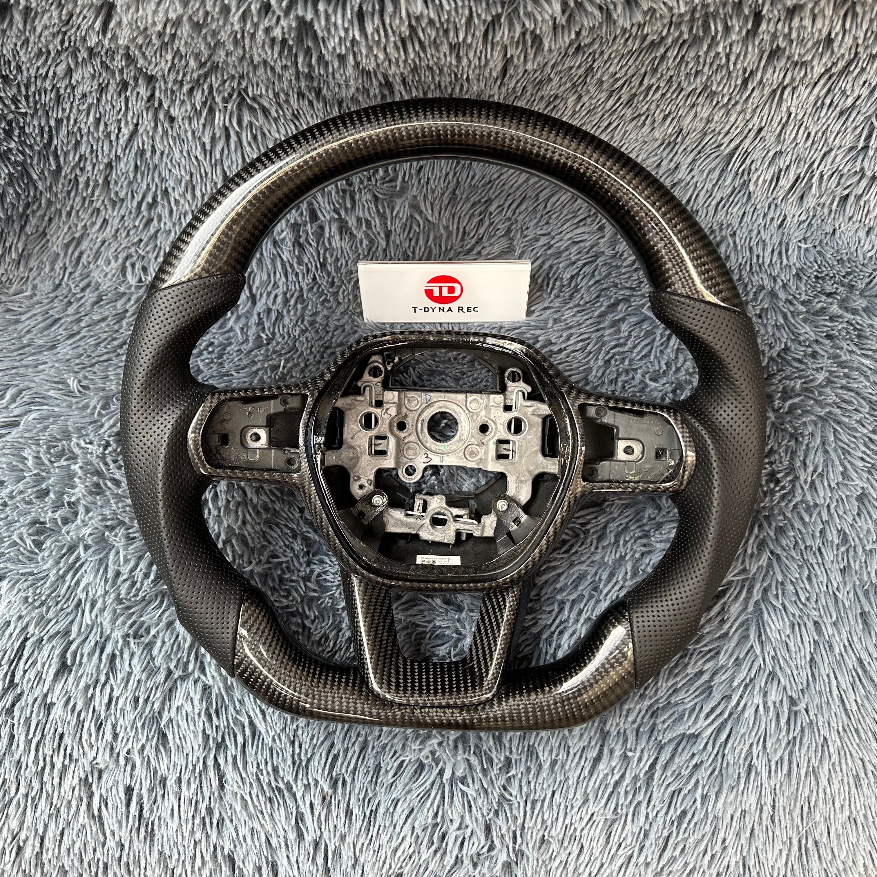 For Honda 11th gen Accord 2023-2026 Carbon Fiber Steering Wheel