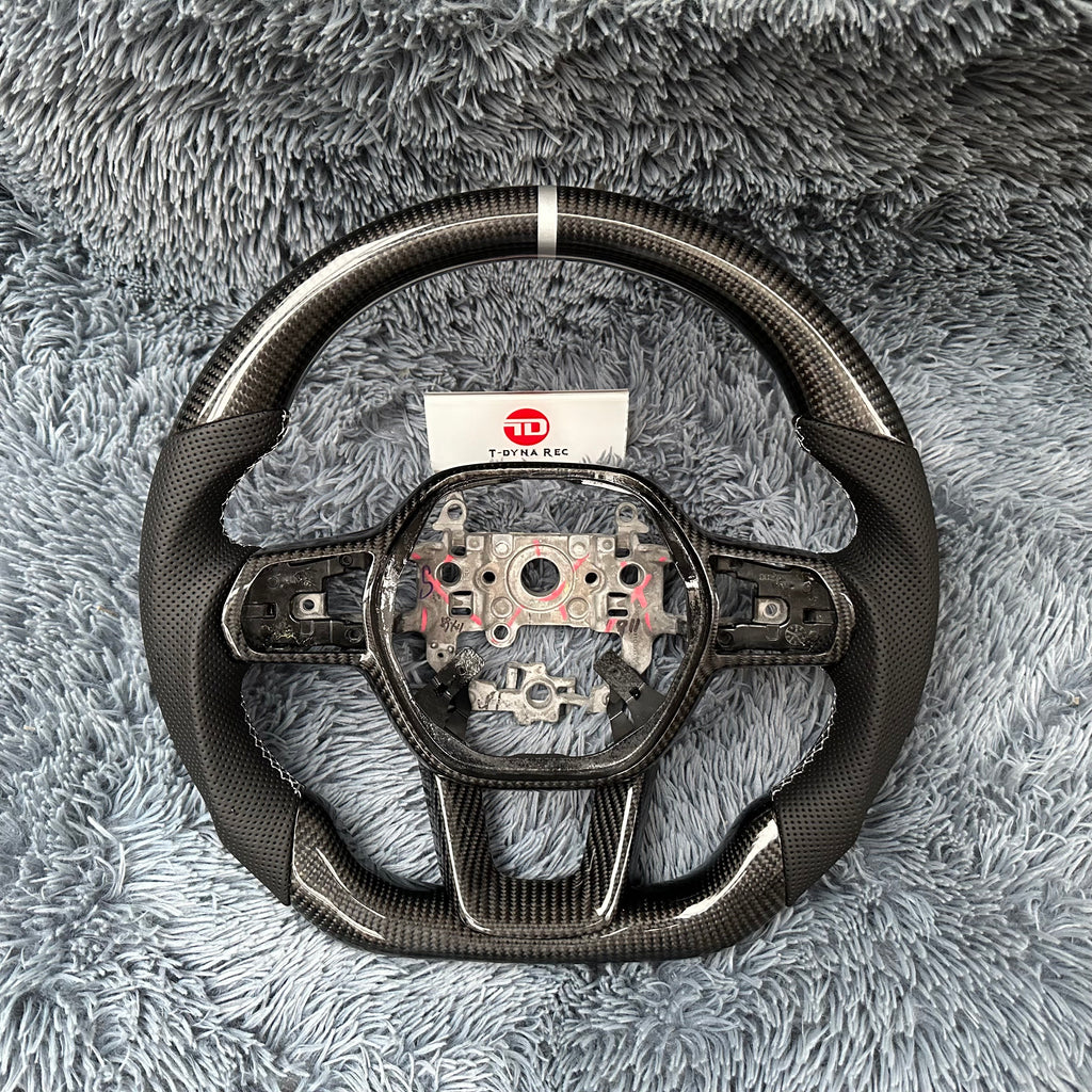 For Honda 11th gen Accord 2023-2026 Carbon Fiber Steering Wheel