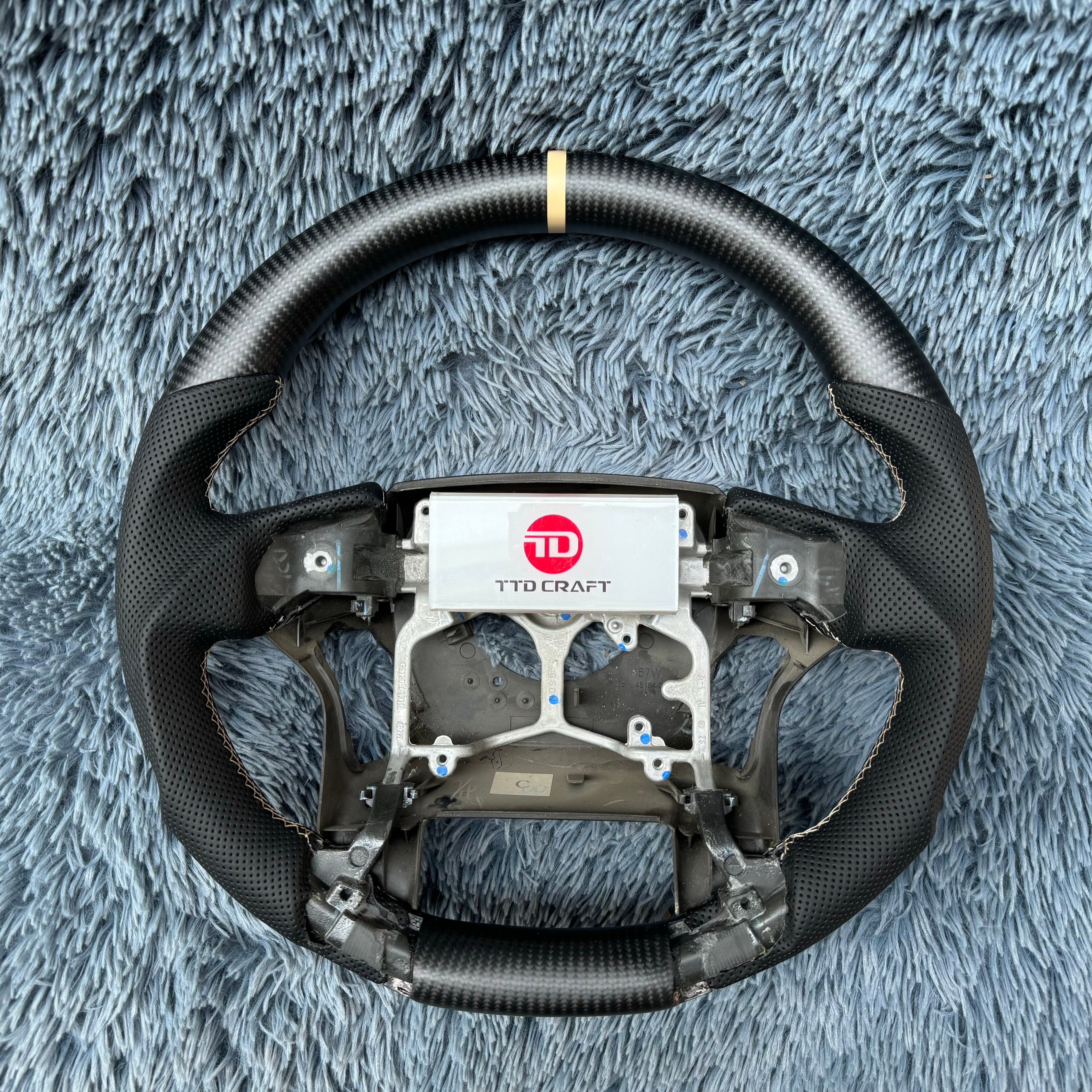 For Toyota 2014-2021 Tundra /Tacoma/4runner Carbon Fiber Steering Wheel