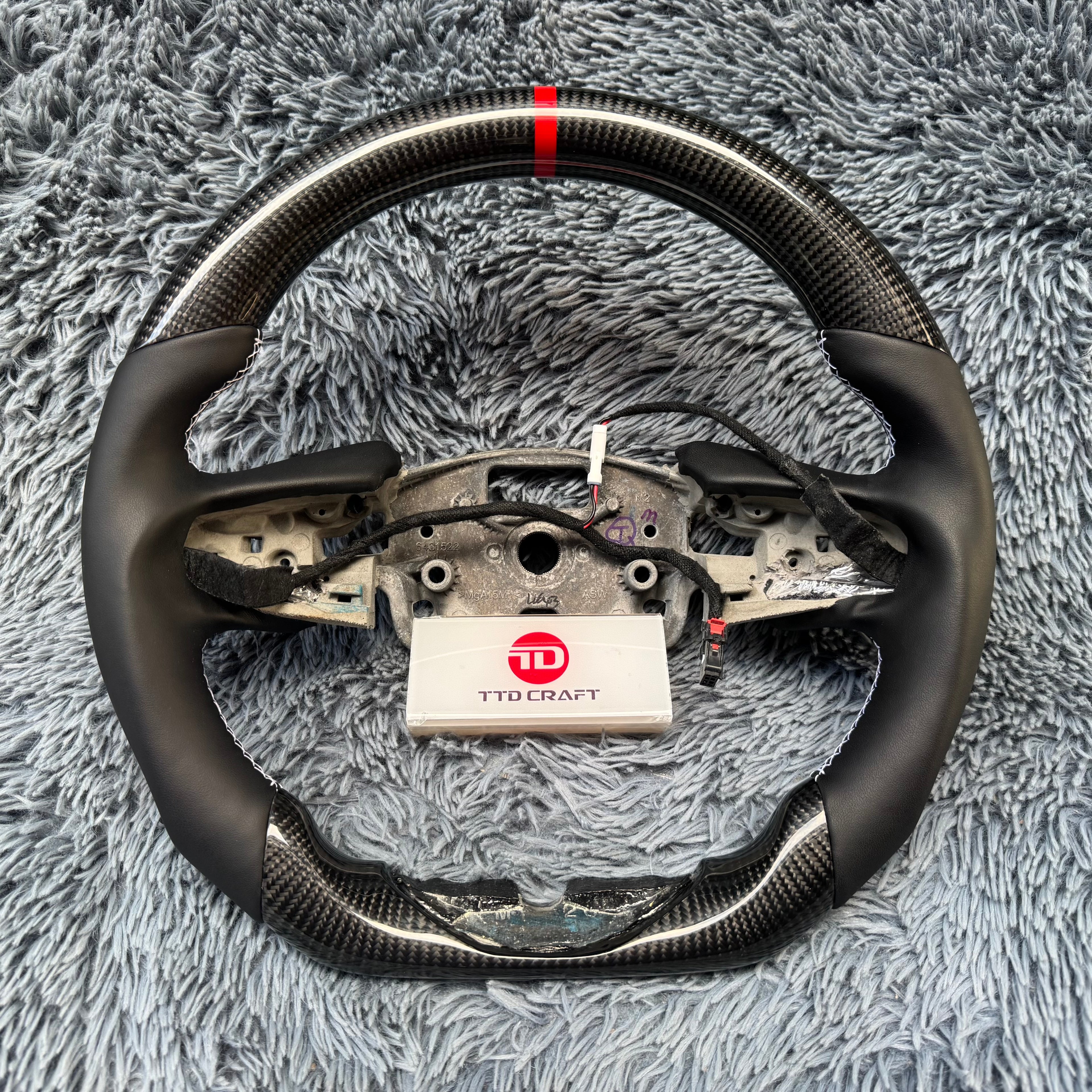 For Cadillac 2020-2026 CT4 CT4-V Blackwing Carbon Fiber Steering Wheel