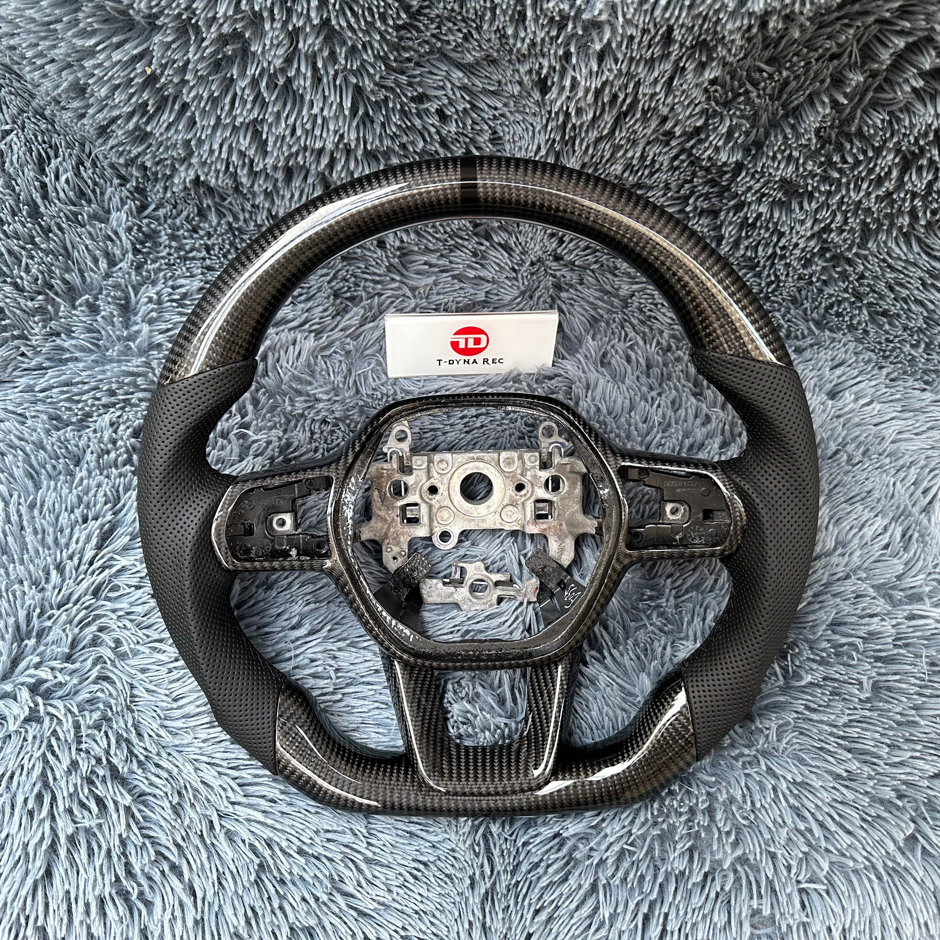 For Honda 11th gen Accord 2023-2026 Carbon Fiber Steering Wheel
