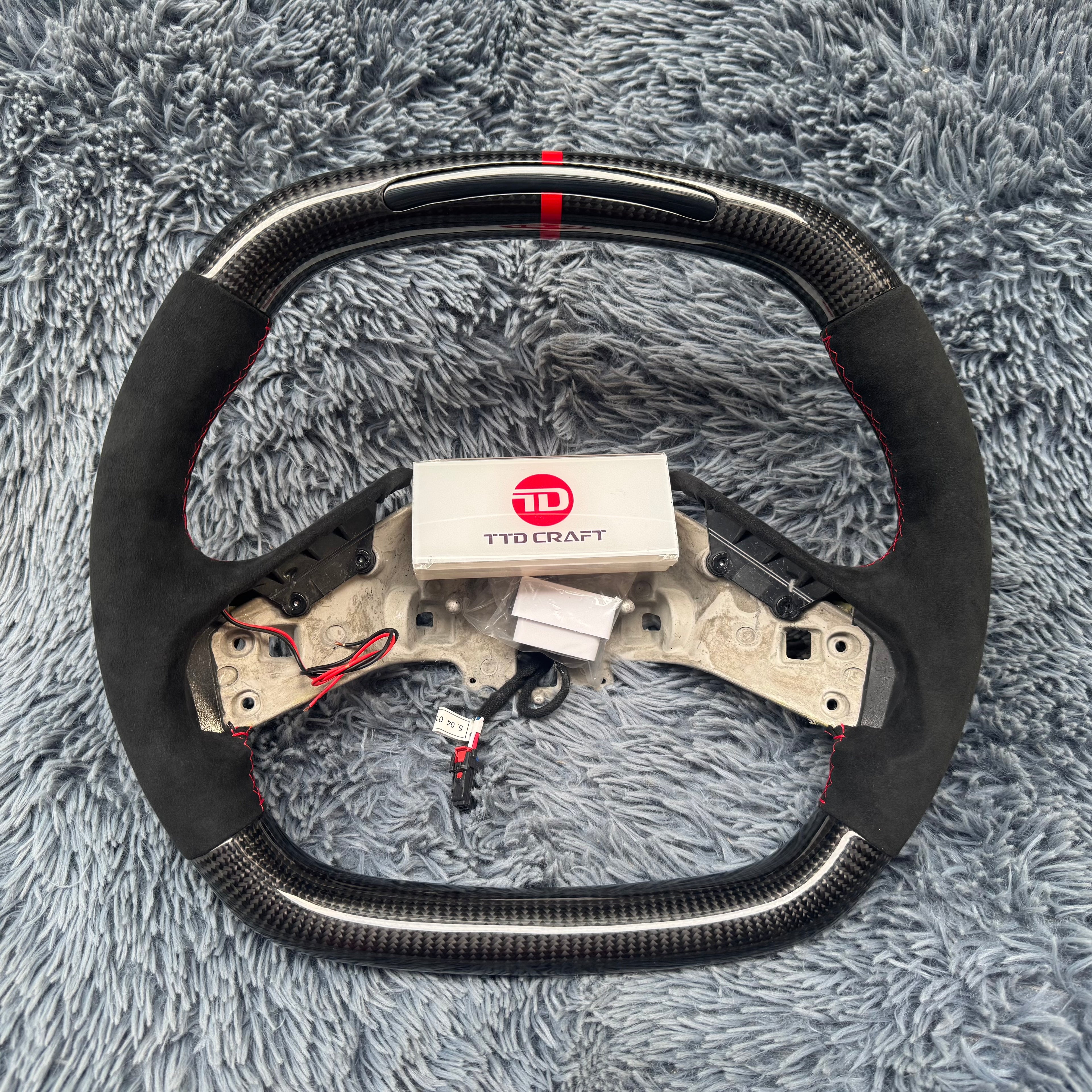 For Corvette C8 2020-2026 Carbon Fiber Steering Wheel
