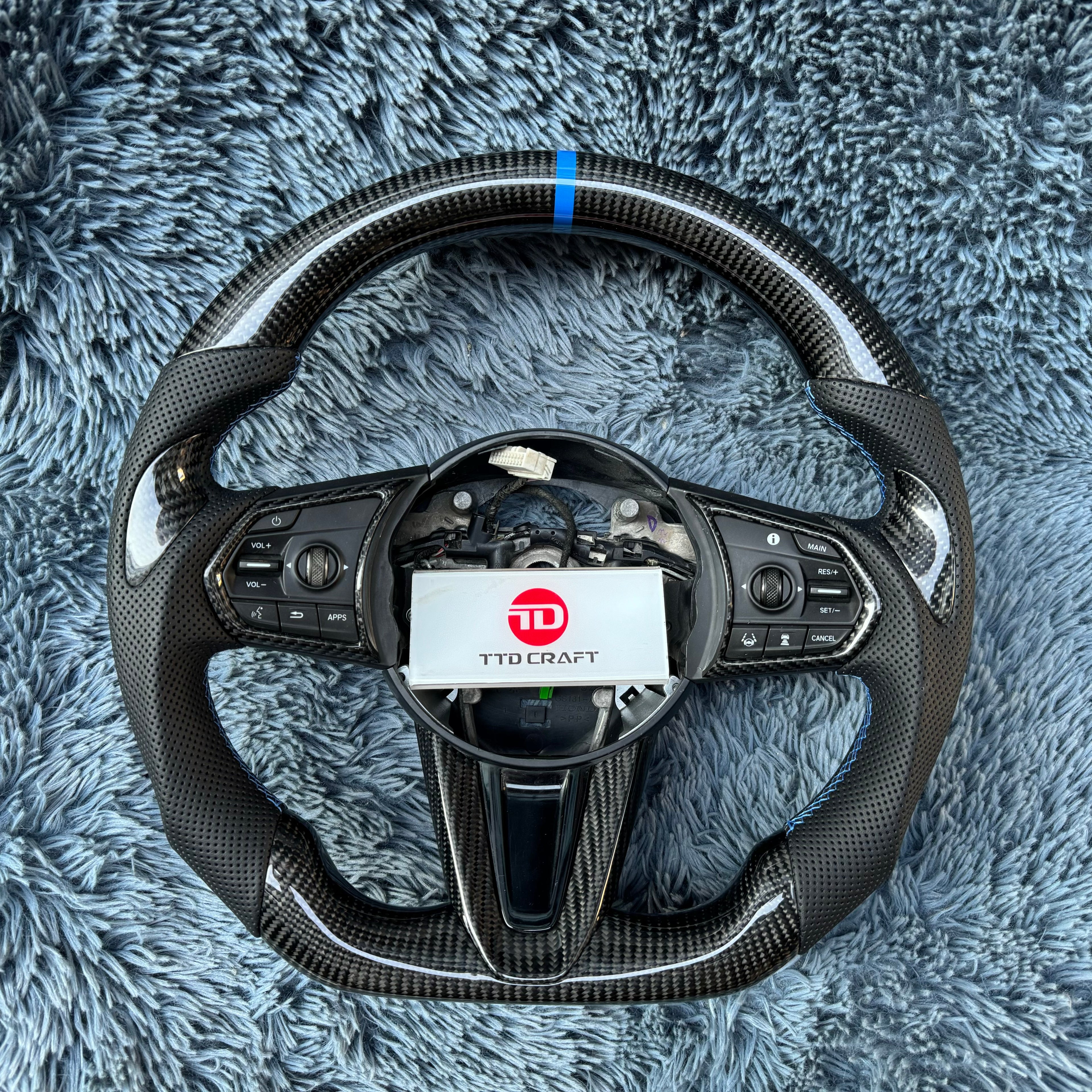 For Acura 2019-2026 RDX Carbon Fiber Steering Wheel