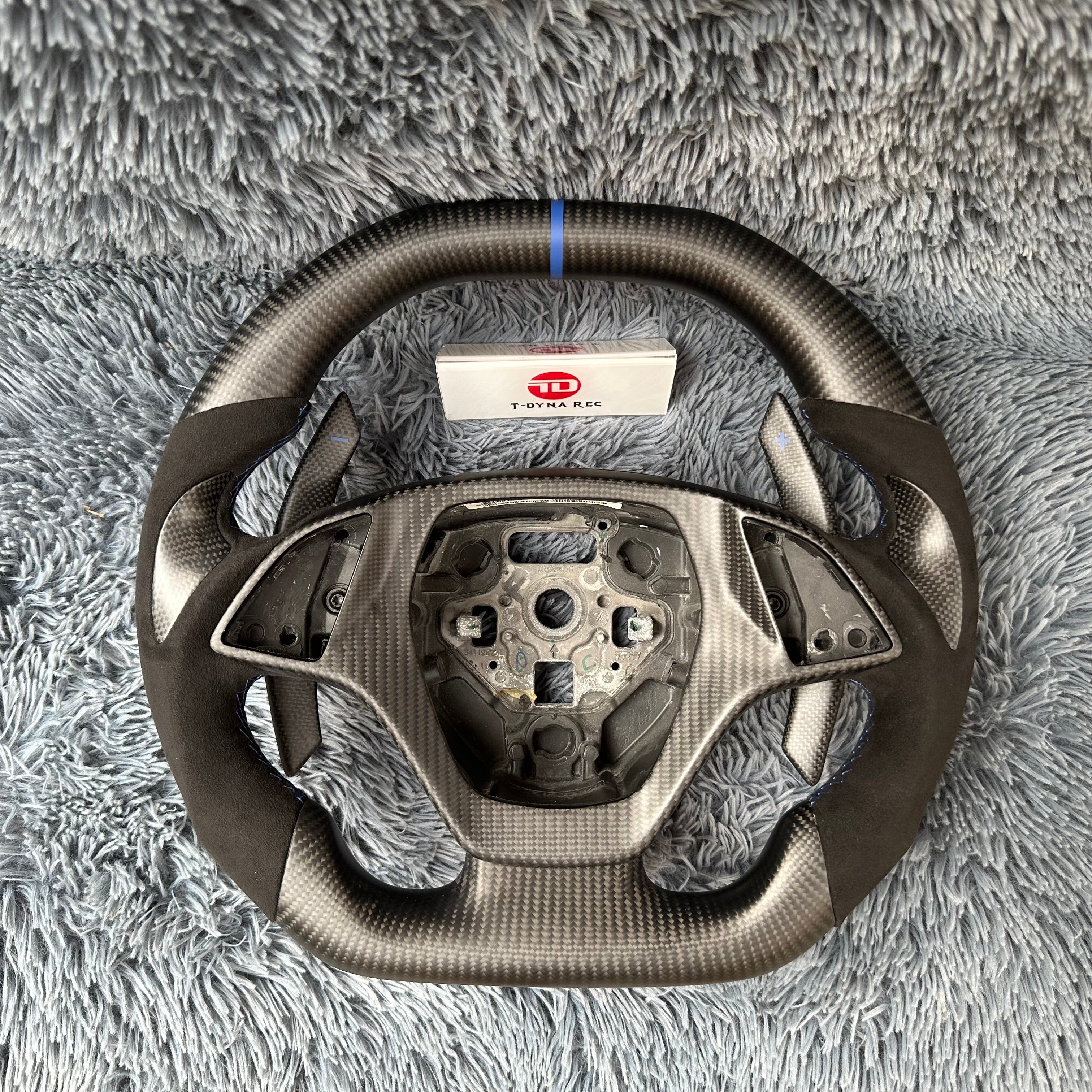 For Corvette C7 2014-2019 Z06 Carbon Fiber Steering Wheel