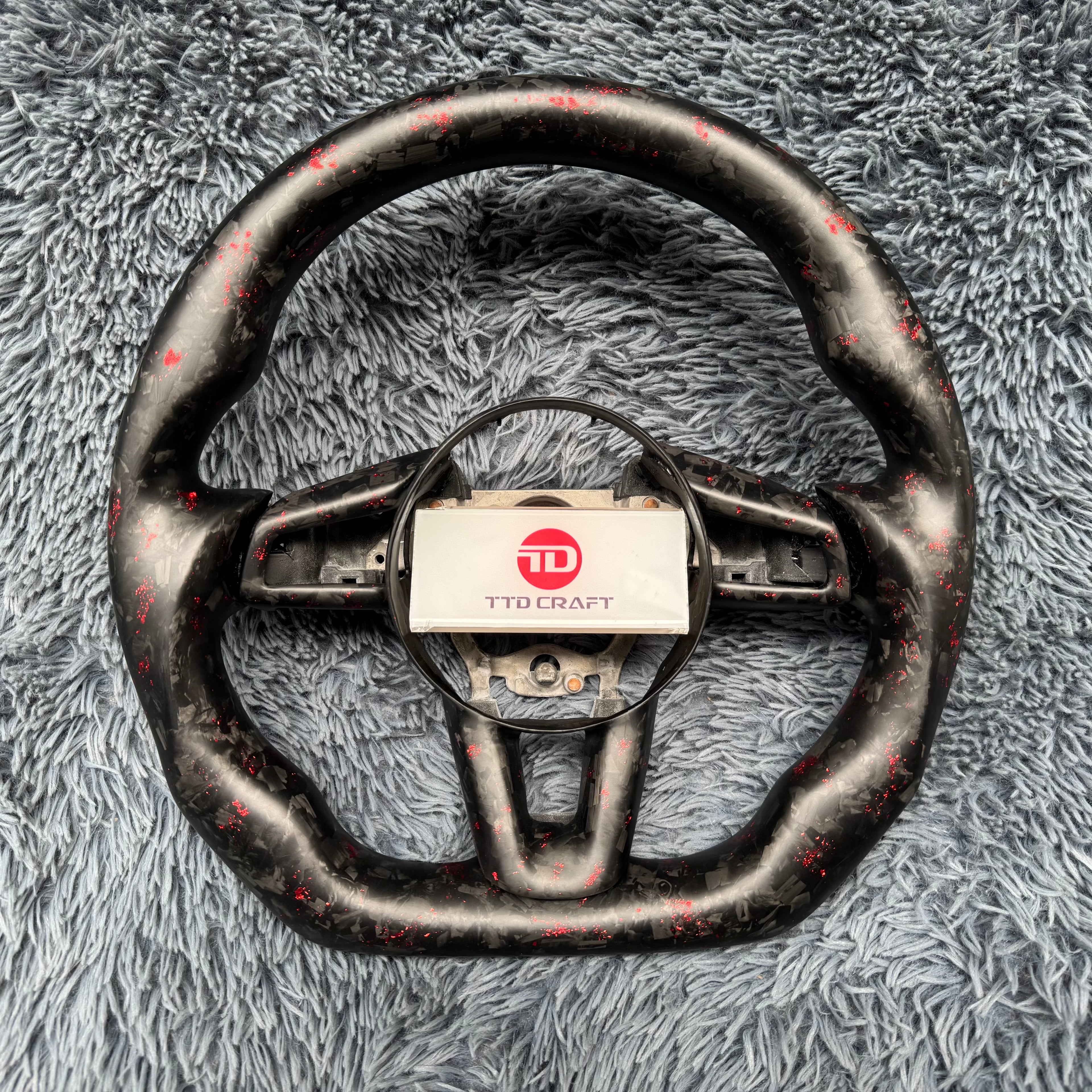 For Mazda 2016-2026 MX-5 Miata Carbon Fiber Steering Wheel