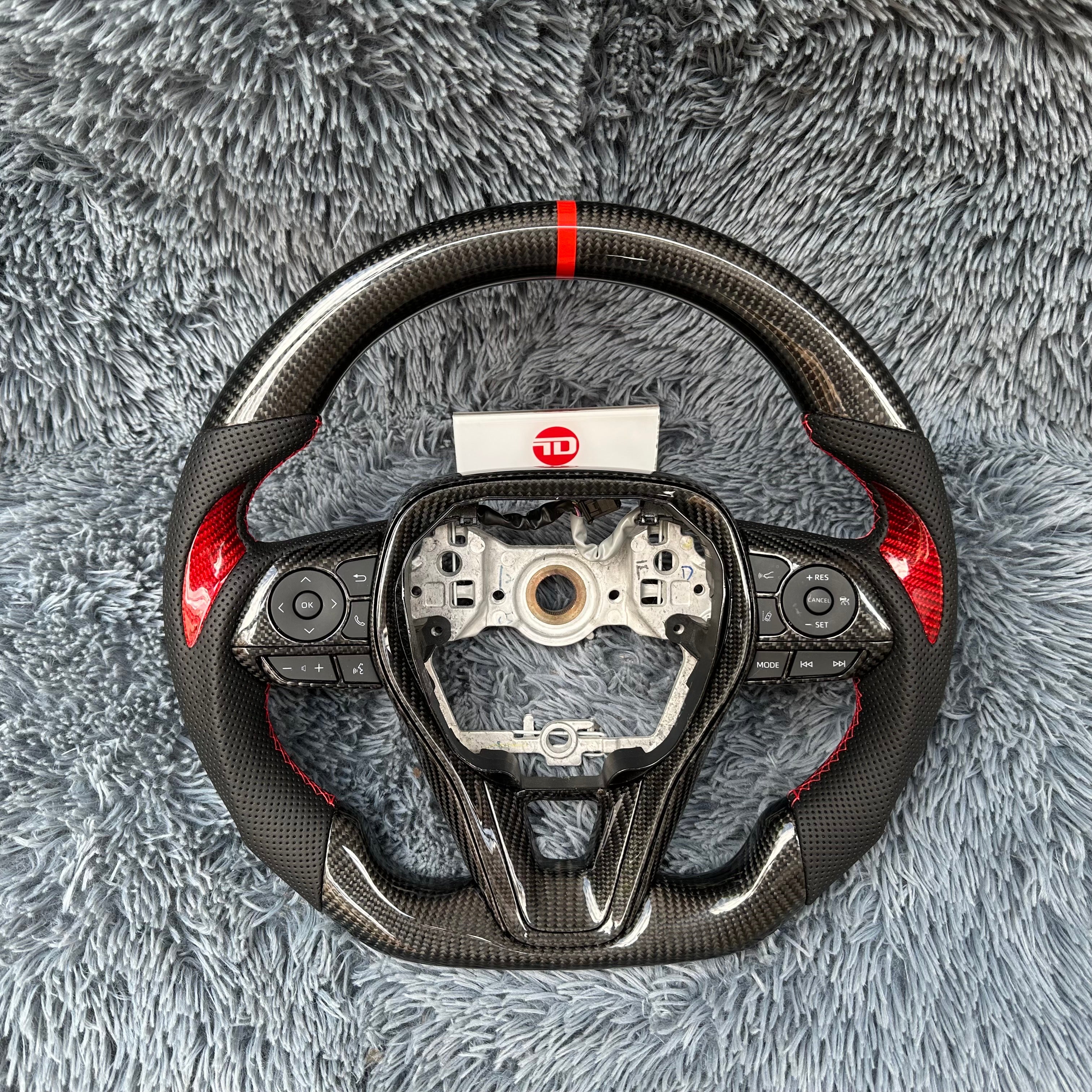 For Toyota 12th gen Corolla 2019-2026 Hatchback Carbon Fiber Steering Wheel