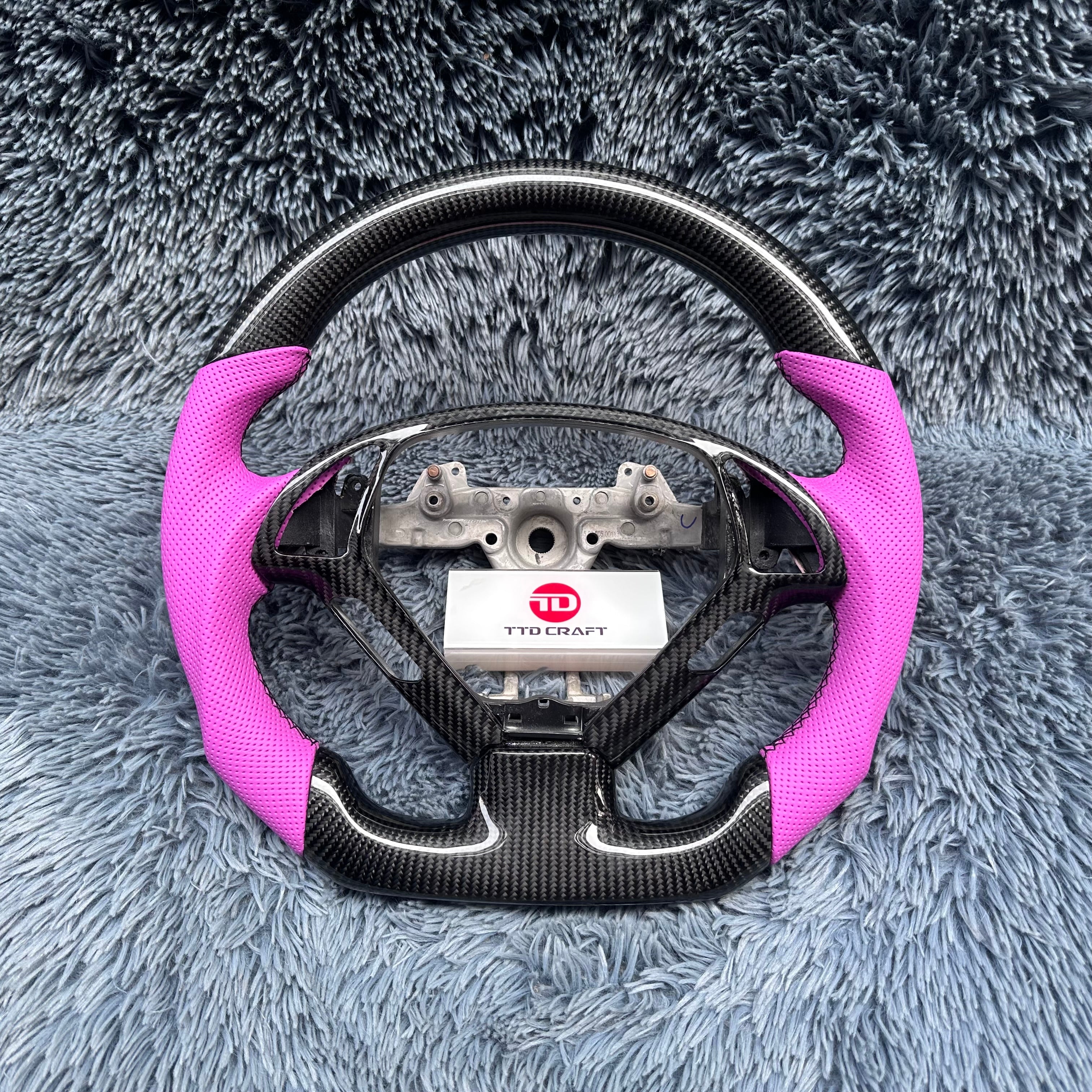 For Infiniti 2007-2015 G37 Carbon Fiber Steering Wheel