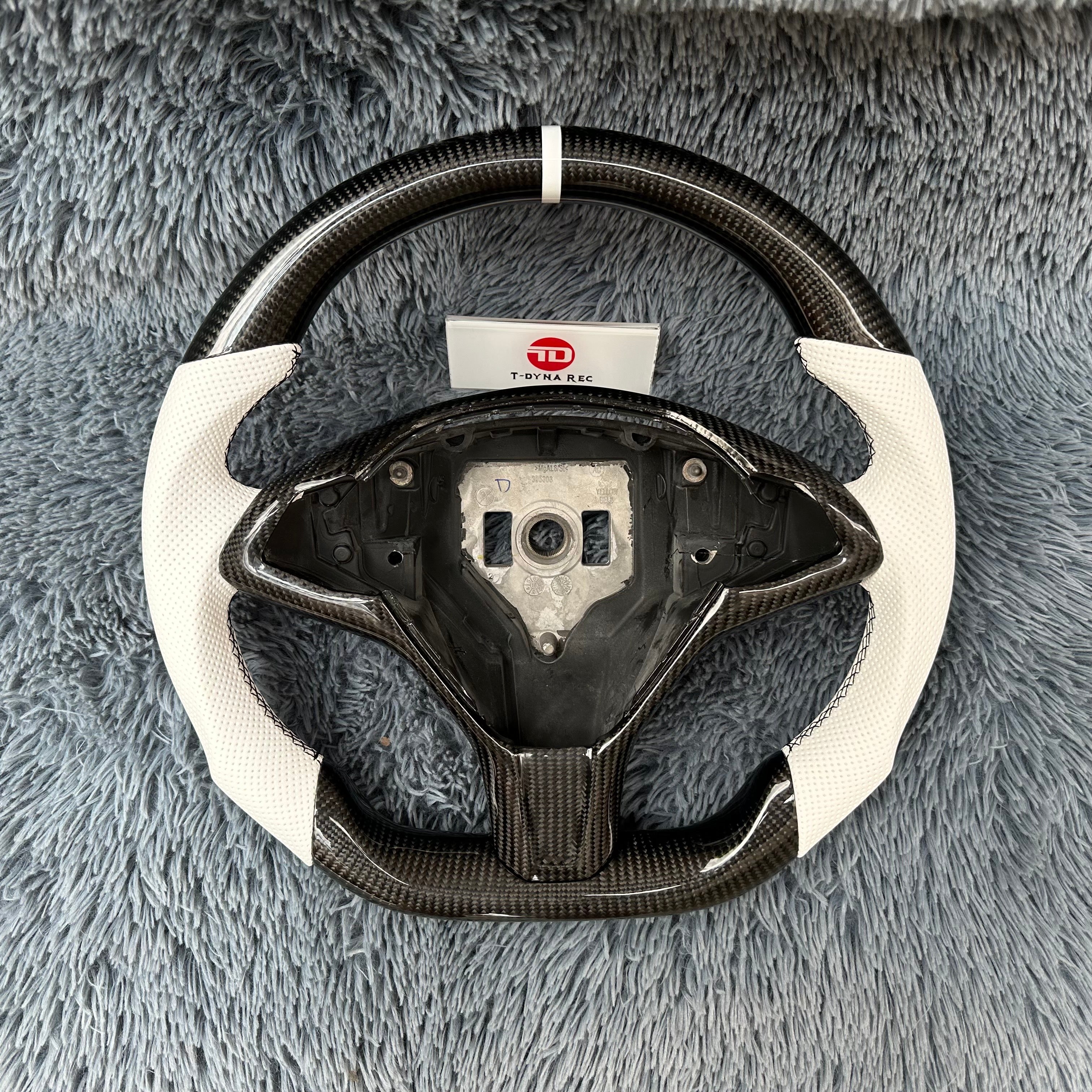 For Tesla Model S / X Carbon Fiber Steering Wheel
