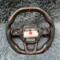 For Honda 11th gen Civic 2022-2026 Forged Carbon Fiber Steering Wheel