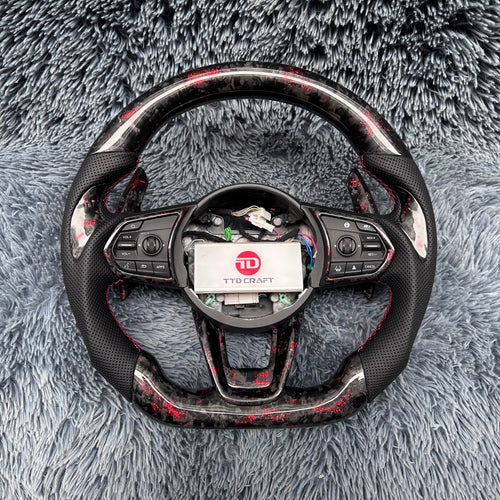 For Acura 2021-2026 TLX/ MDX Forged Carbon Fiber Steering Wheel