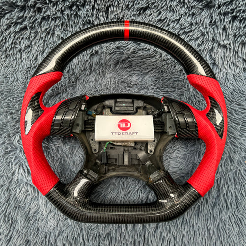 Custom Honda 7th gen Accord 2003-2007 Carbon Fiber Steering Wheel