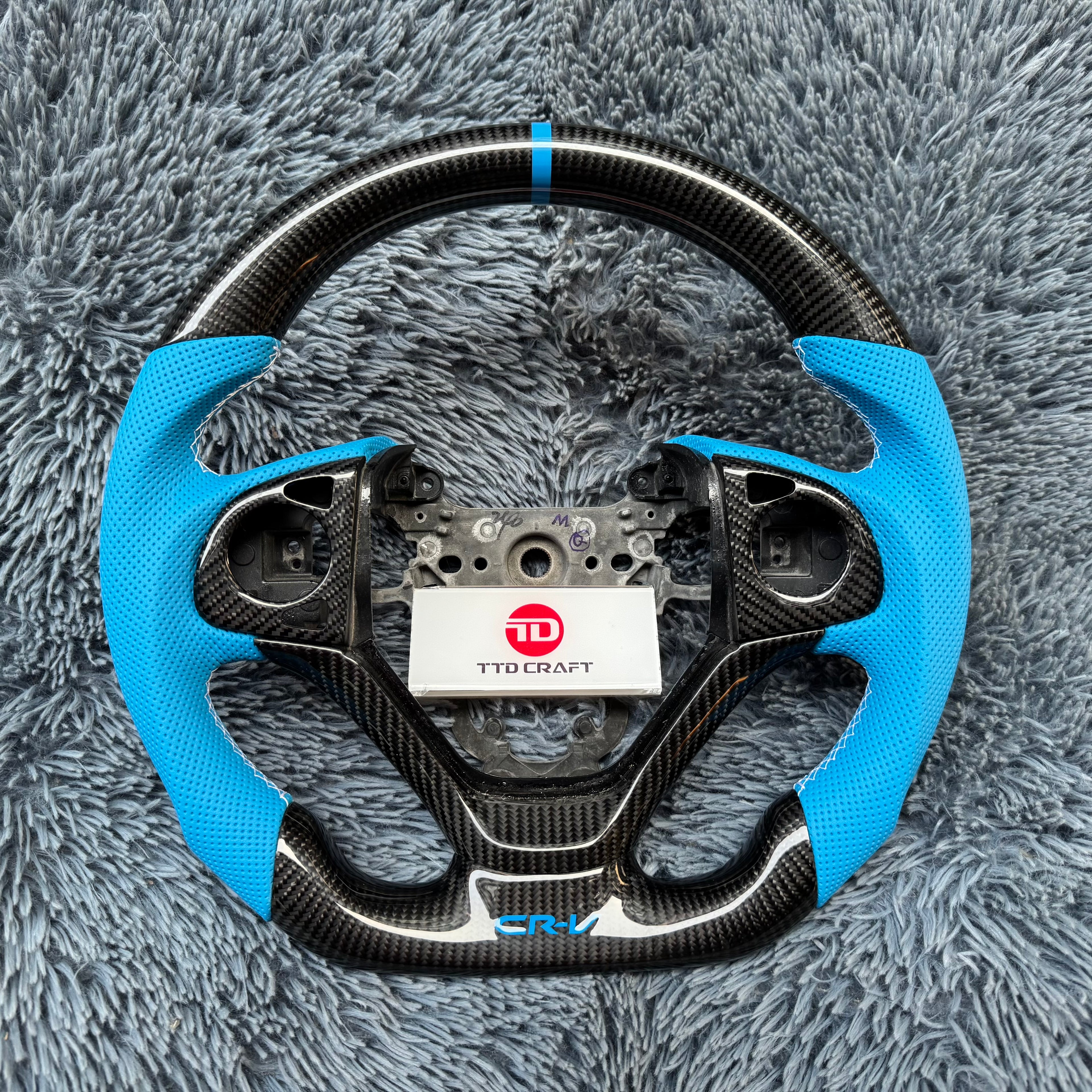 For Honda 4th gen CRV 2014-2016 Carbon Fiber Steering Wheel