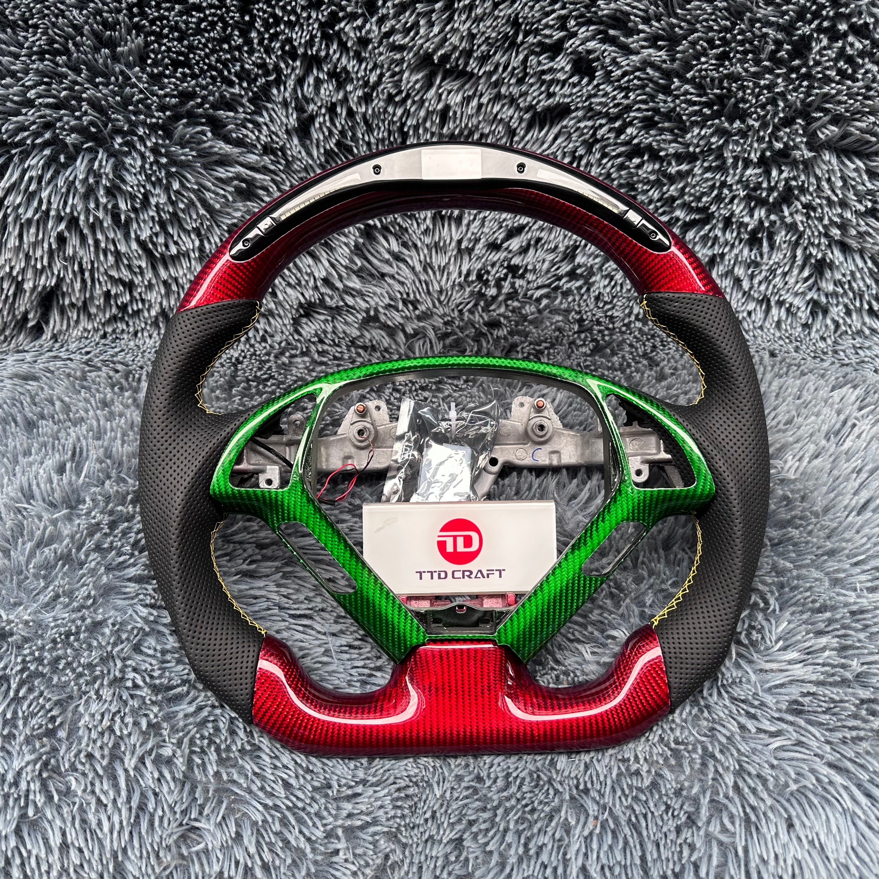For Infiniti 2007-2015 G37 LED Carbon Fiber Steering Wheel