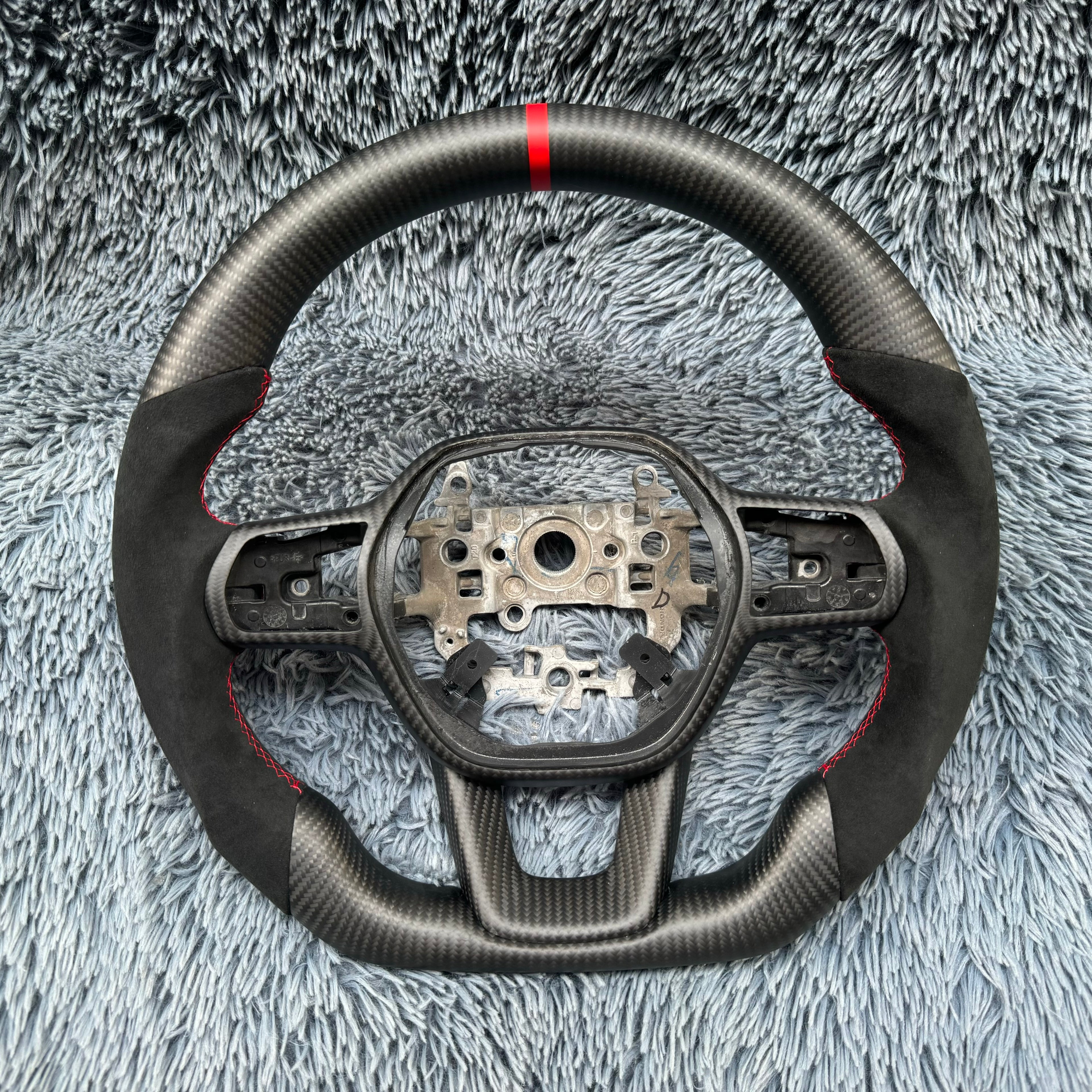 For Honda 11th gen Civic 2022-2026 Carbon Fiber Steering Wheel