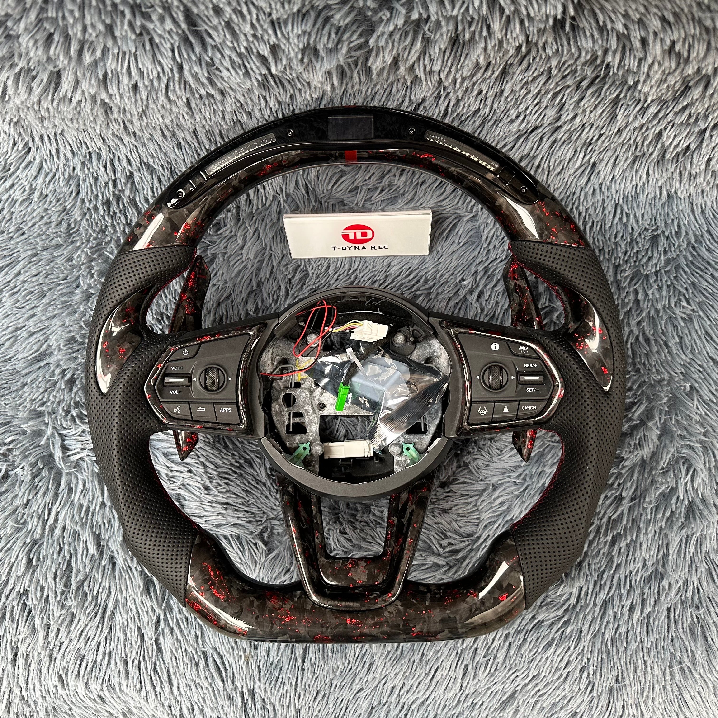 For Acura 2021-2026 TLX/ MDX Led Carbon Fiber Steering Wheel