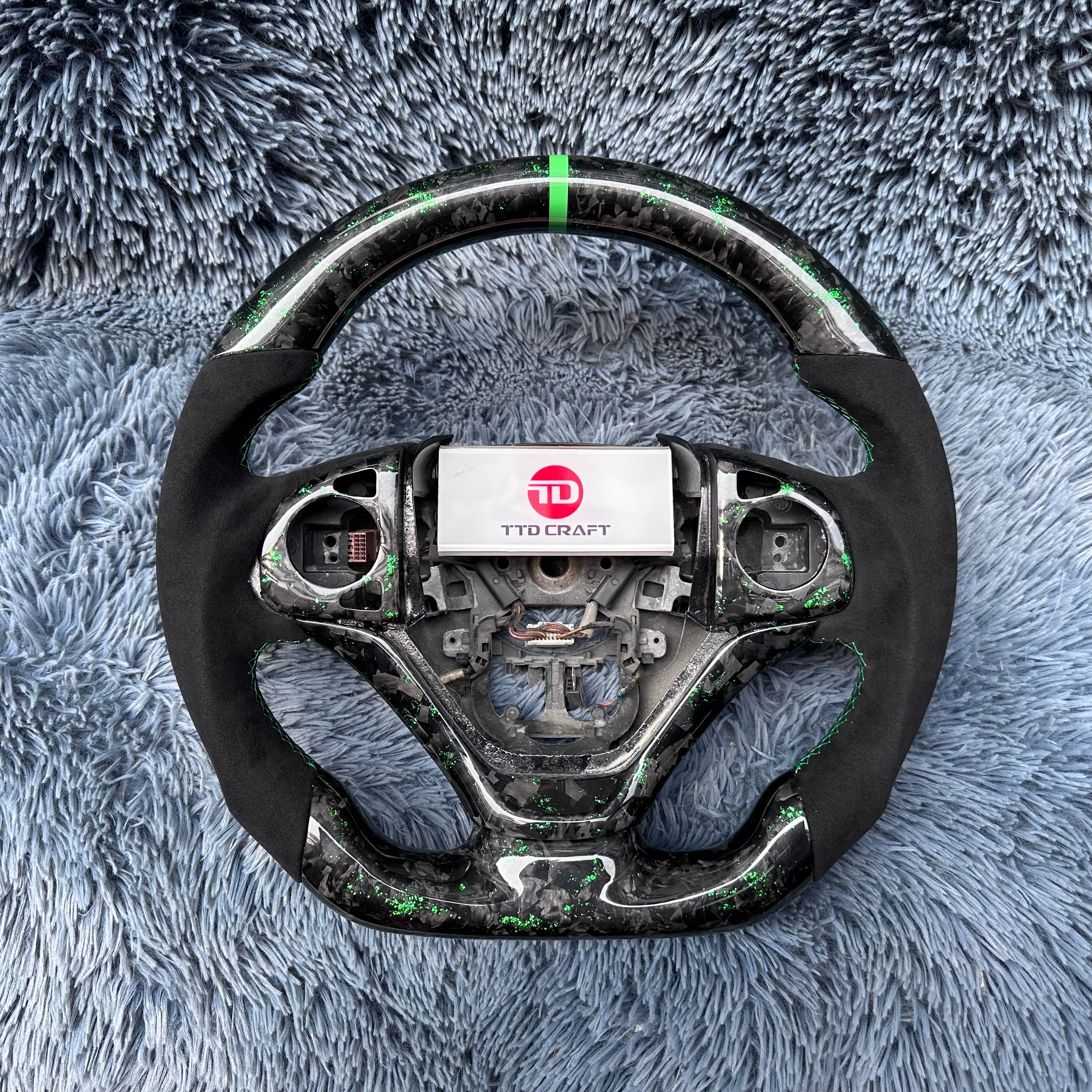 For Honda 4th gen CRV 2014-2016 Forged Carbon Fiber Steering Wheel