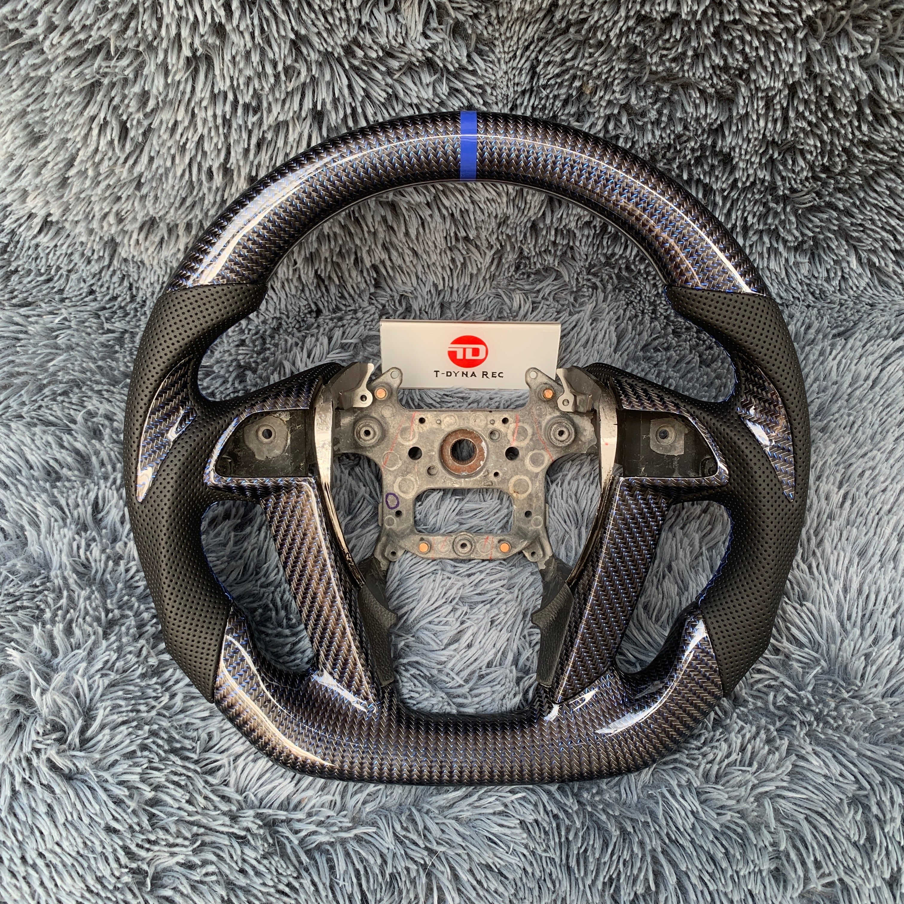 For Honda 8th gen Accord 2008-2012 Reflective Carbon Fiber Steering Wheel