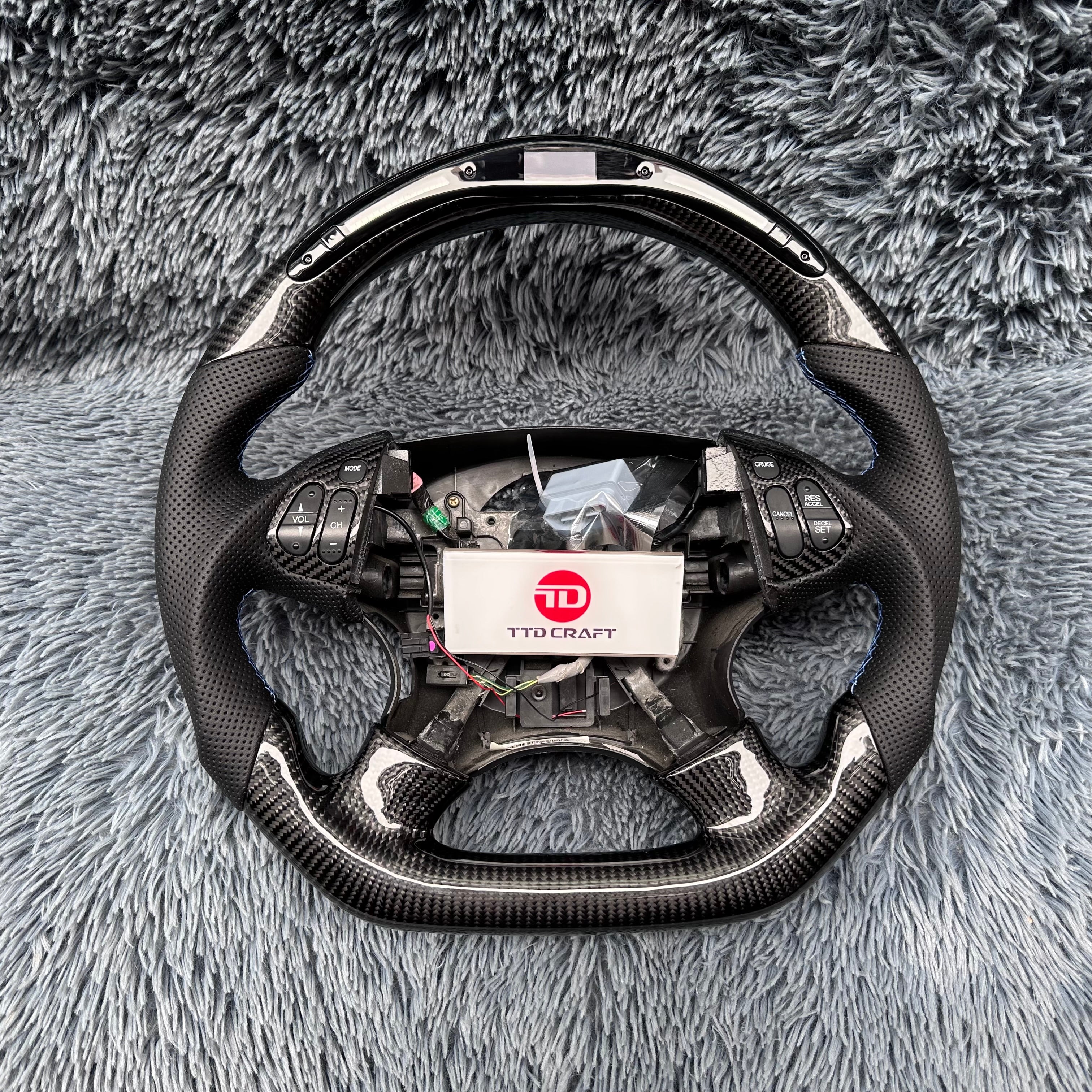 For Acura 2004-2006 TL LED Carbon Fiber Steering Wheel