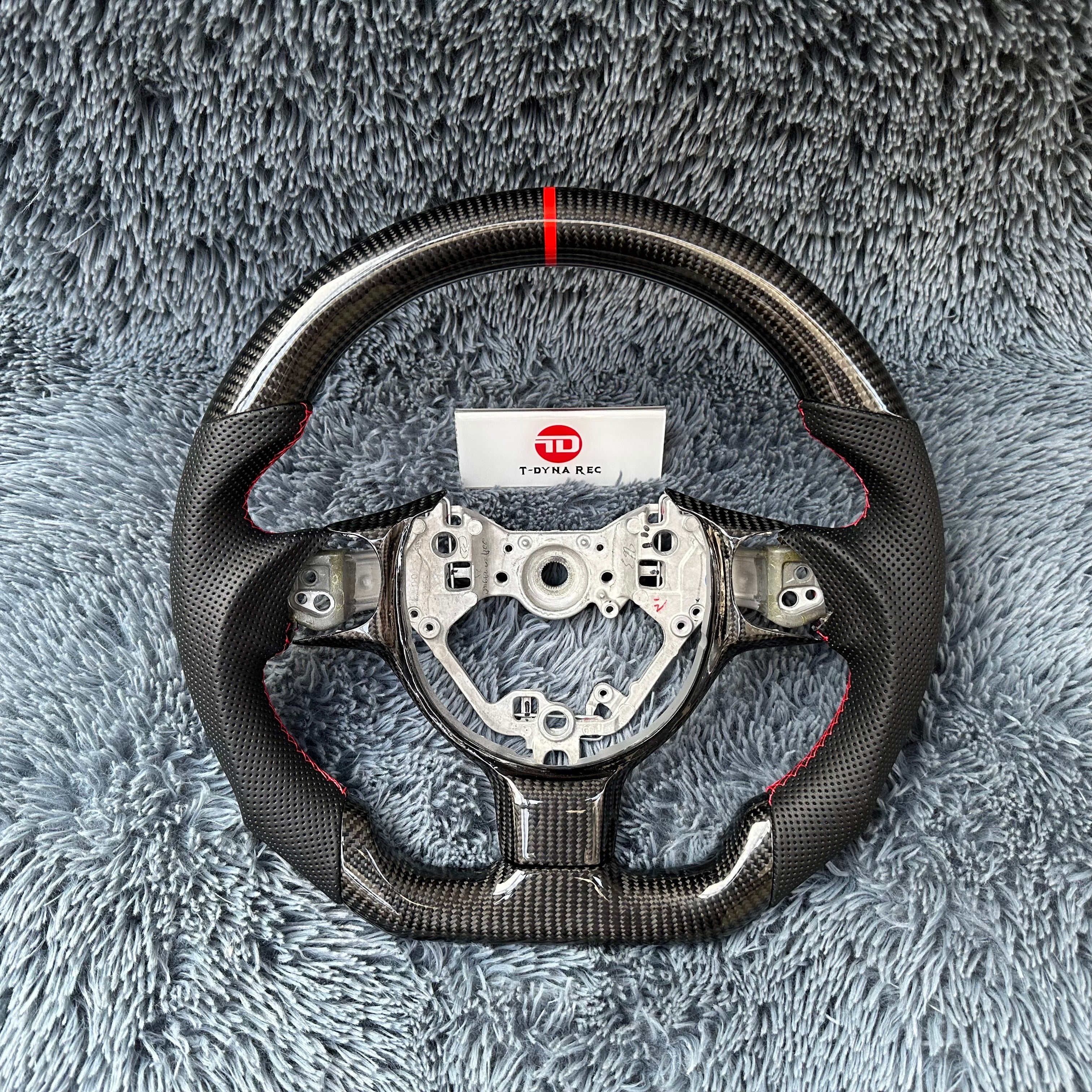 For Toyota 2017-2026 GT86 FRS /Subaru BRZ Carbon Fiber Steering Wheel