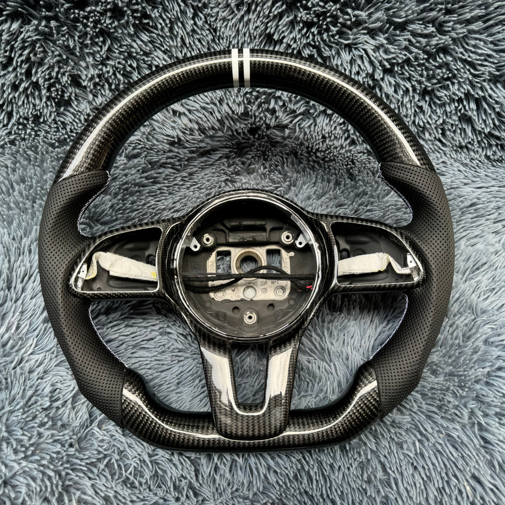For Mercedes W177 W205 W243 W247 w253 Carbon Fiber Steering Wheel