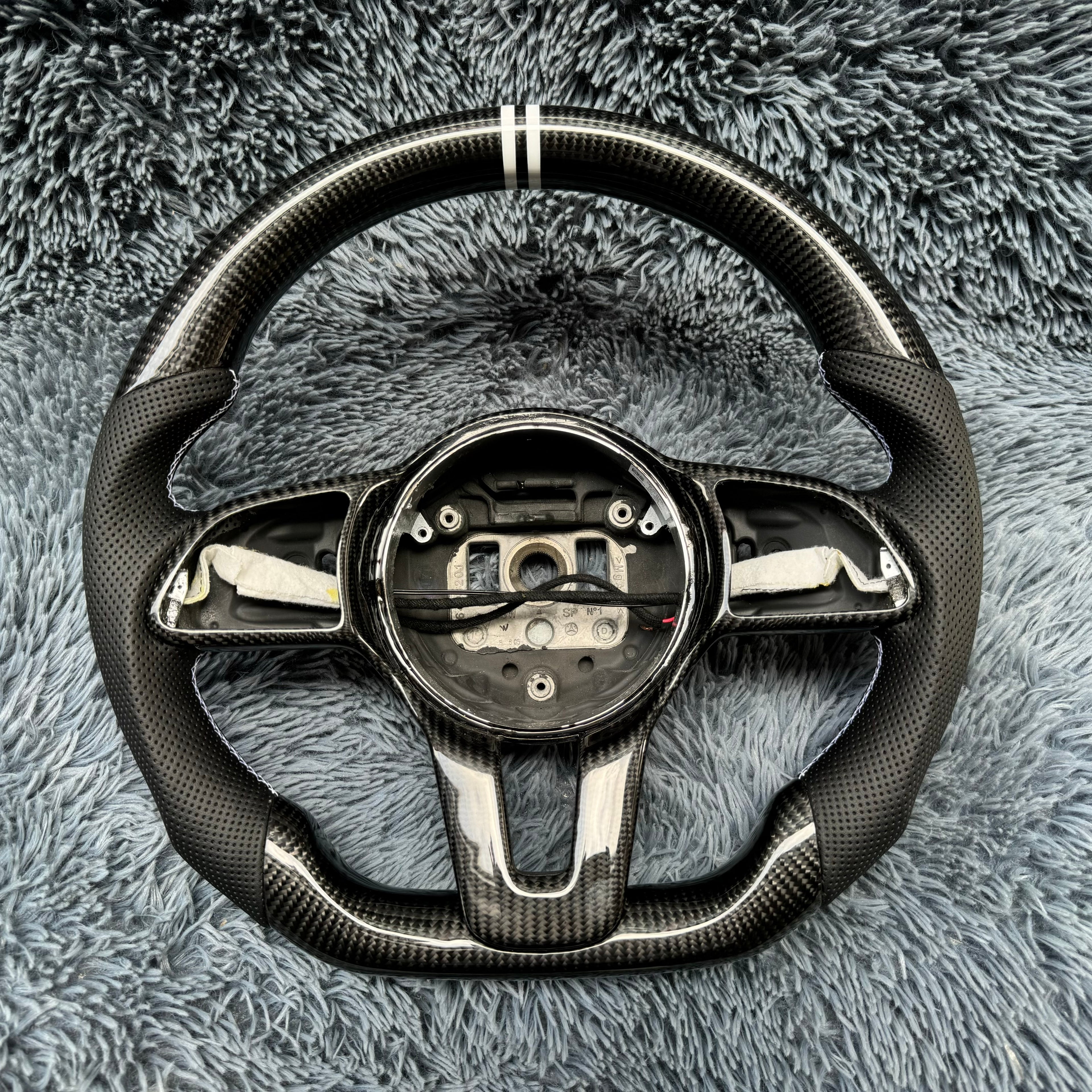 For Mercedes W177 W205 W243 W247 w253 Carbon Fiber Steering Wheel