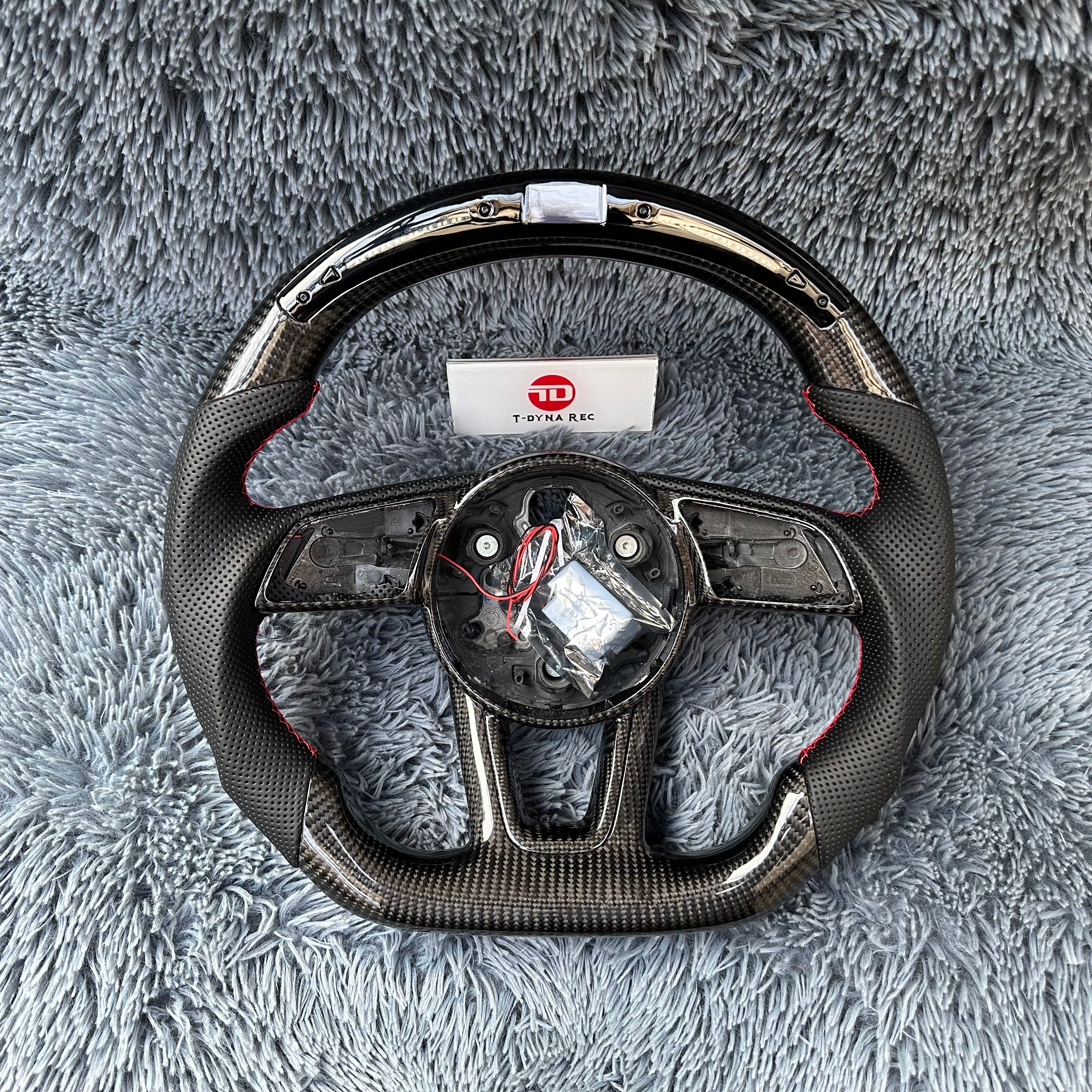 For Audi B9 A3/S3/RS3 A4/S4 A5/S5/RS5 Led Carbon Fiber Steering Wheel