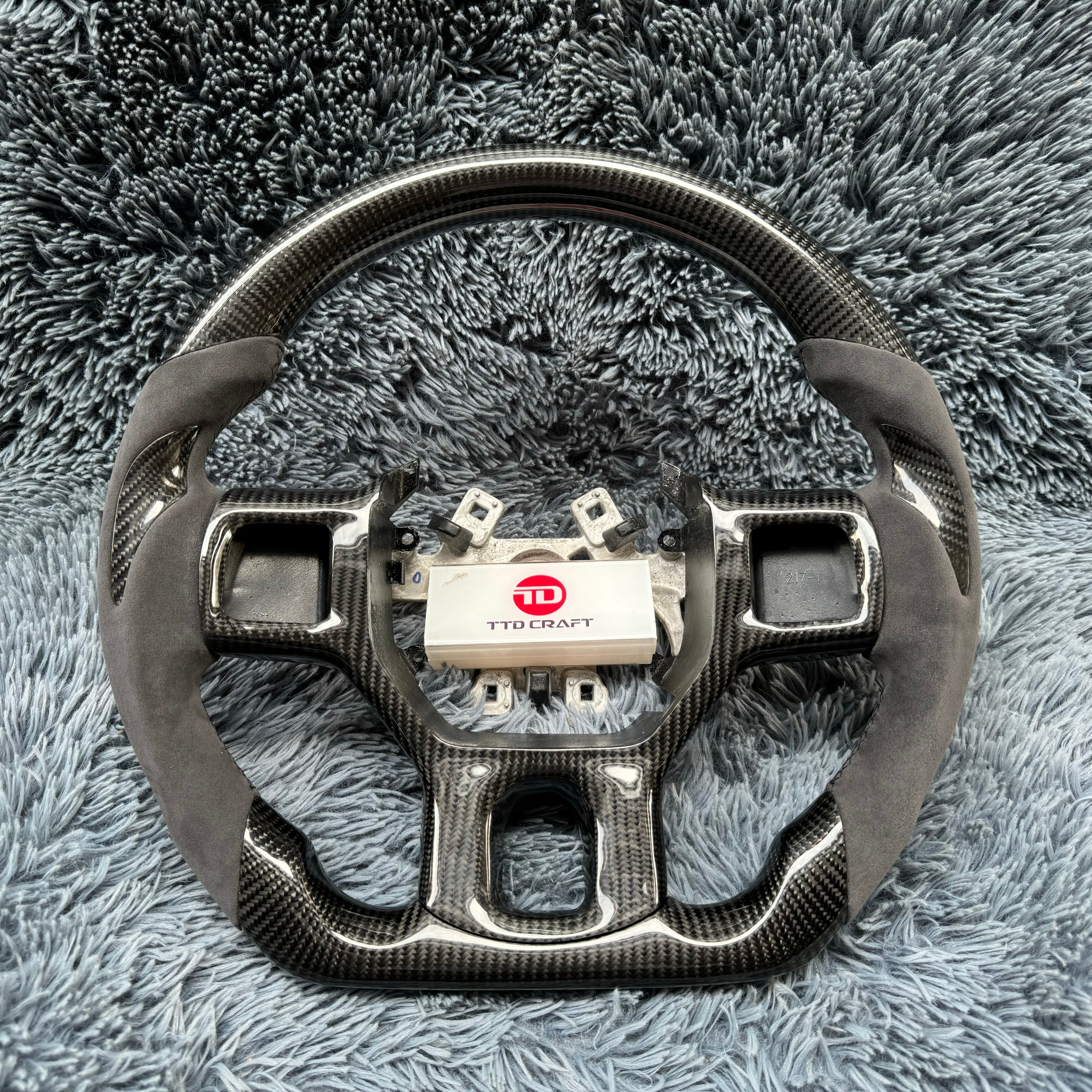 For Dodge 2013 -2018 Ram 1500 2500 3500 Carbon Fiber Steering Wheel