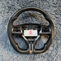 For Maserati 2014-2021 Ghibli / 2017-2023 Levante / 2014-2022 Quattroporte Carbon Fiber Steering Wheel Carbon Fiber Steering Wheel