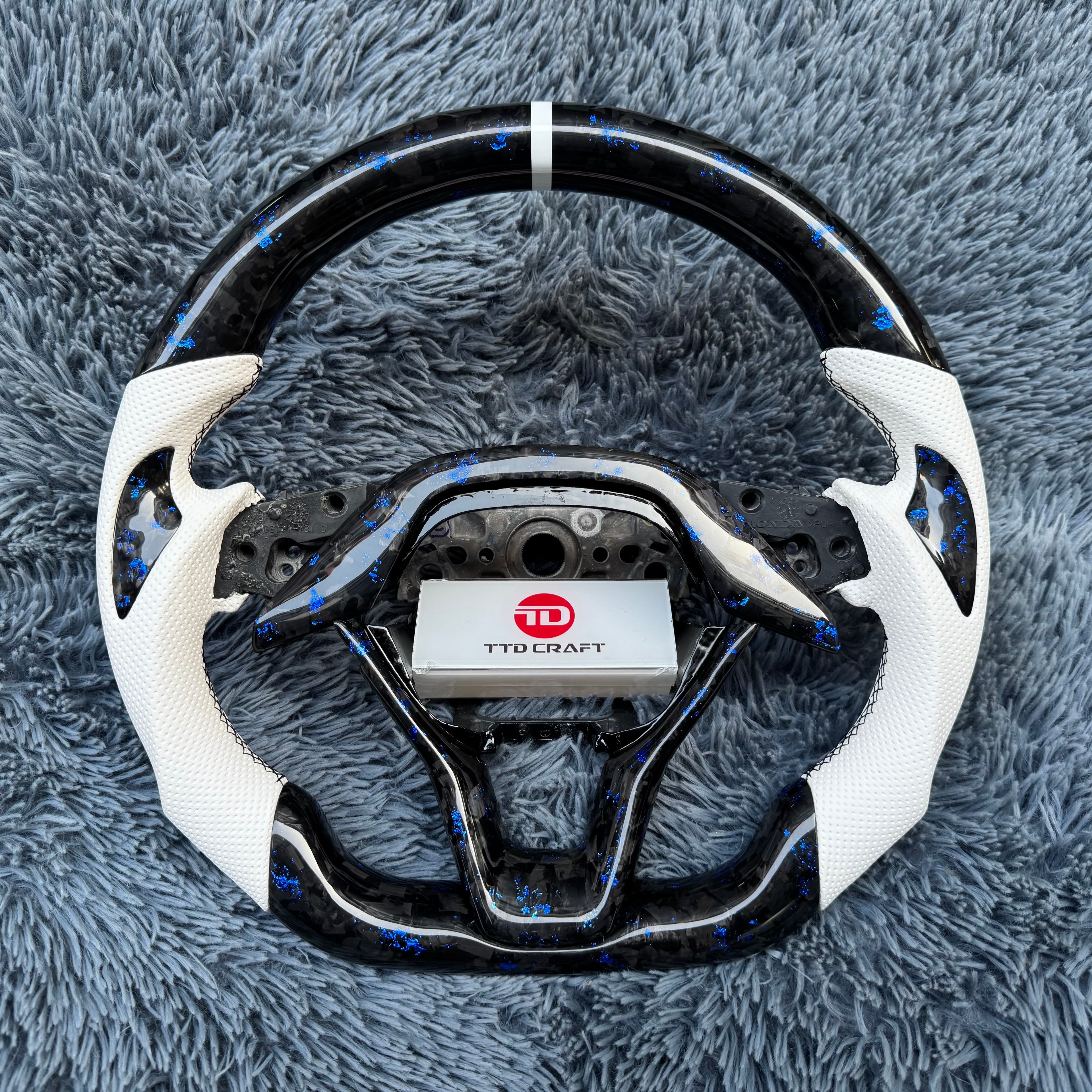 For Honda 10th gen Accord 2018-2022 Carbon Fiber Steering Wheel