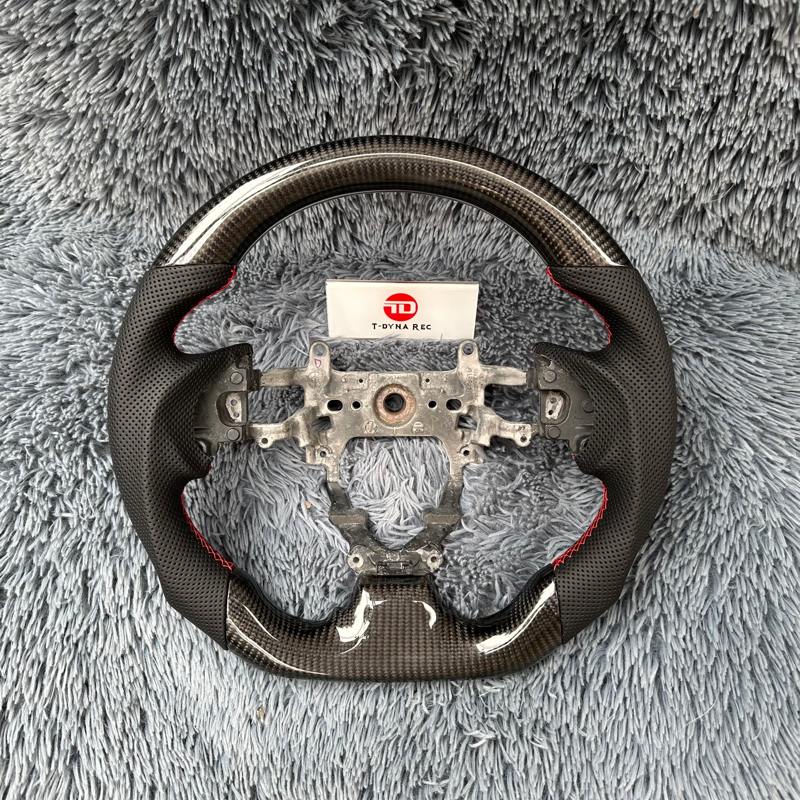 For Honda 9th gen Civic 2012-2015 Real Carbon Fiber Steering Wheel