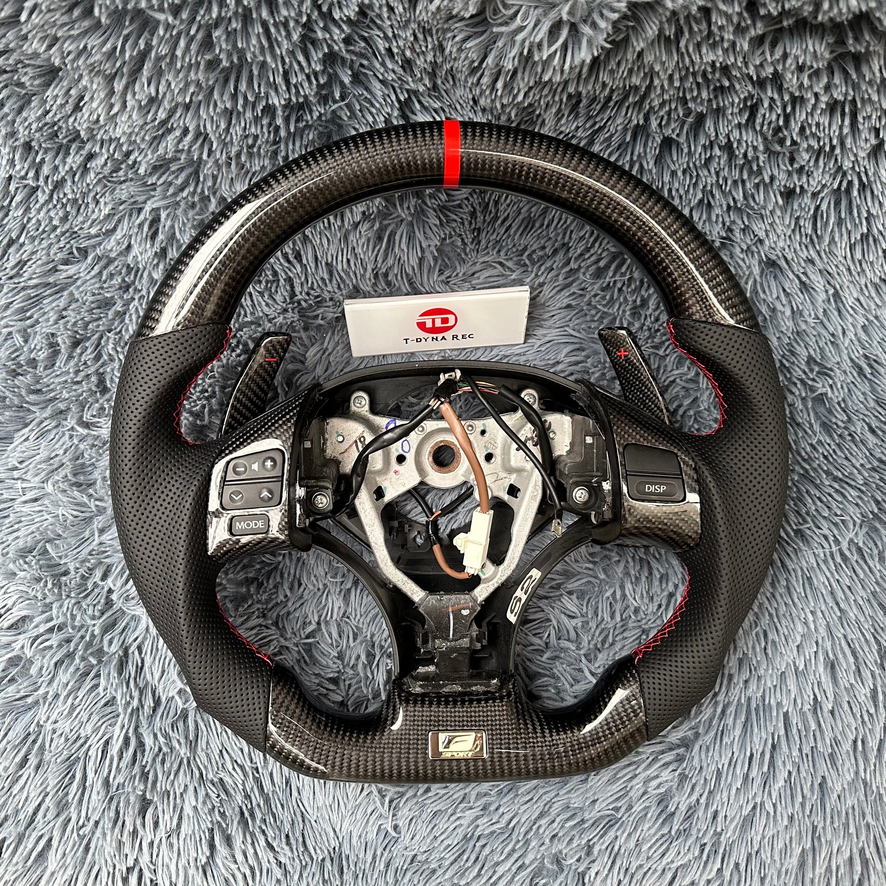 For Lexus 2006-2013 IS250 IS350 ISF Carbon Fiber Steering Wheel