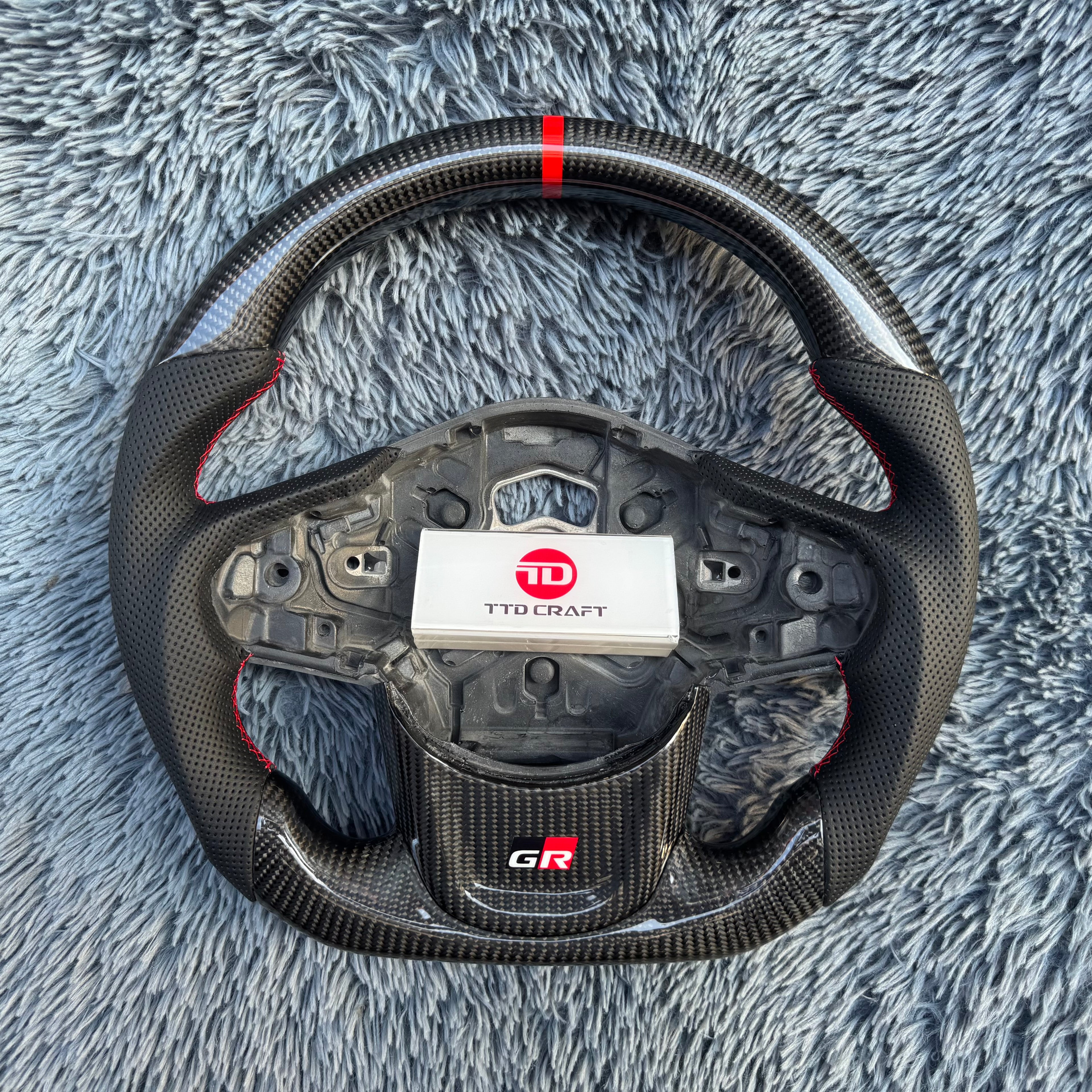 For Toyota 2020-2026 Supra MK5 A90 A91 Carbon Fiber Steering Wheel