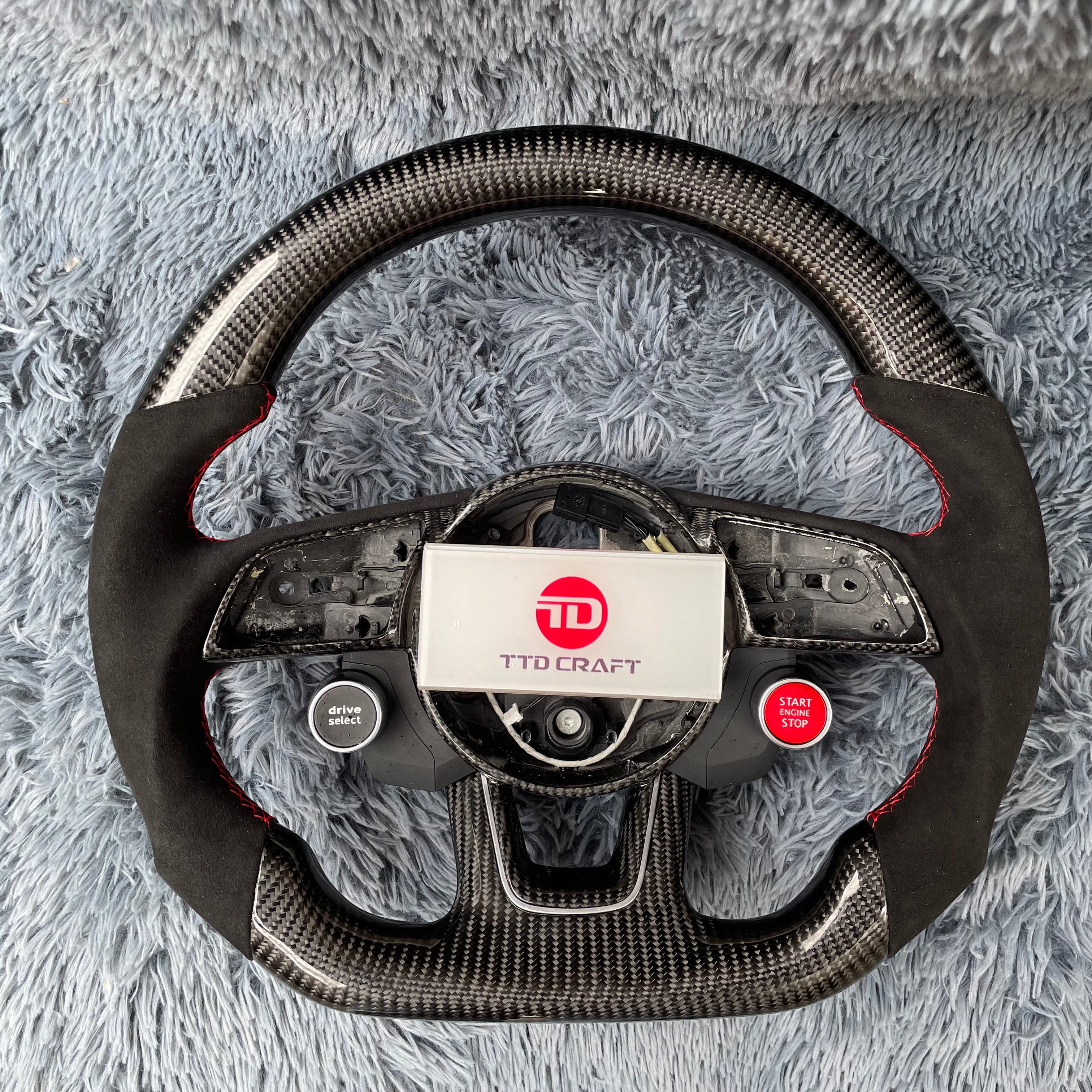 For Audi B9 A3/S3/RS3 A4/S4 A5/S5/RS5 Carbon Fiber Steering Wheel