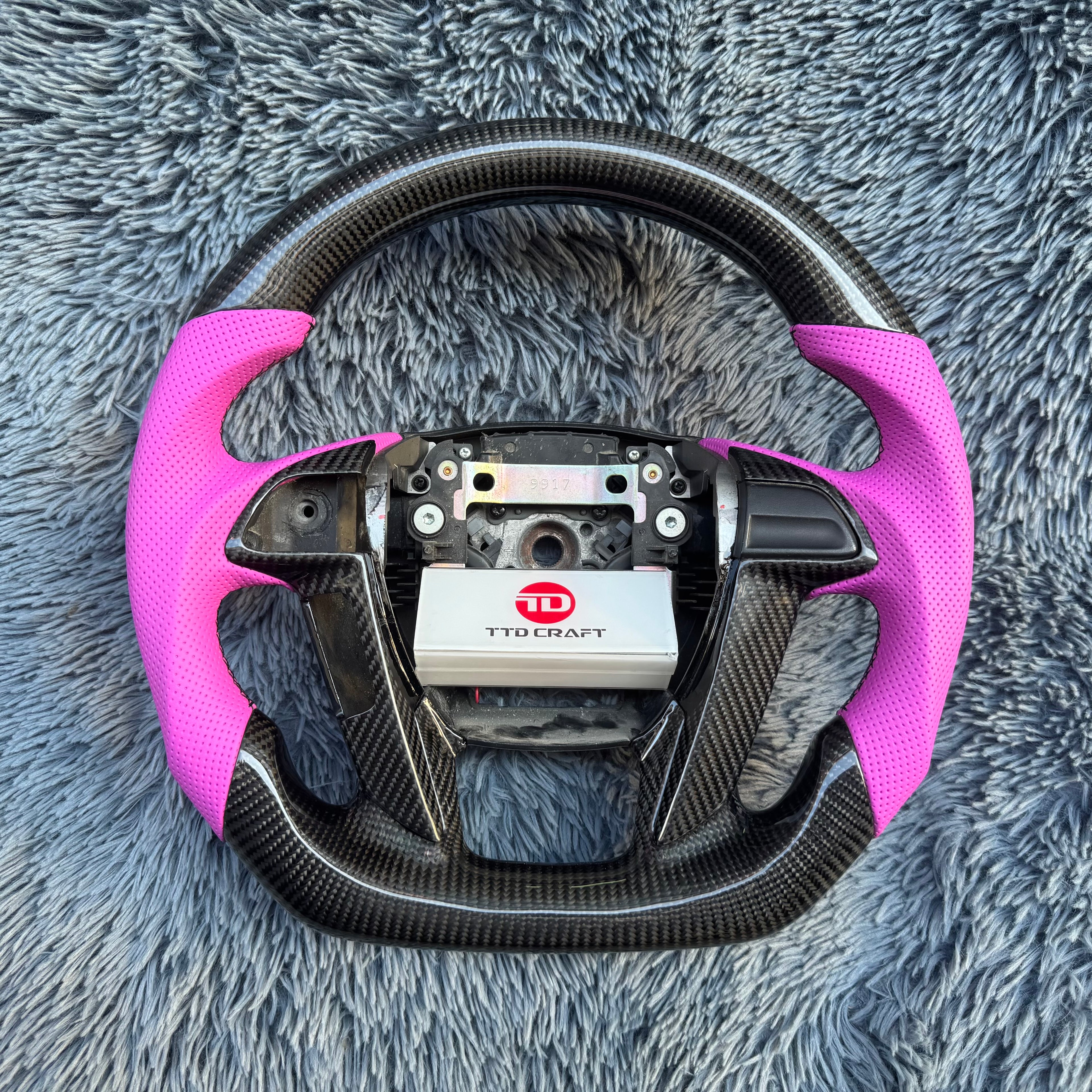 For Honda 8th gen Accord 2008-2012 Carbon Fiber Steering Wheel
