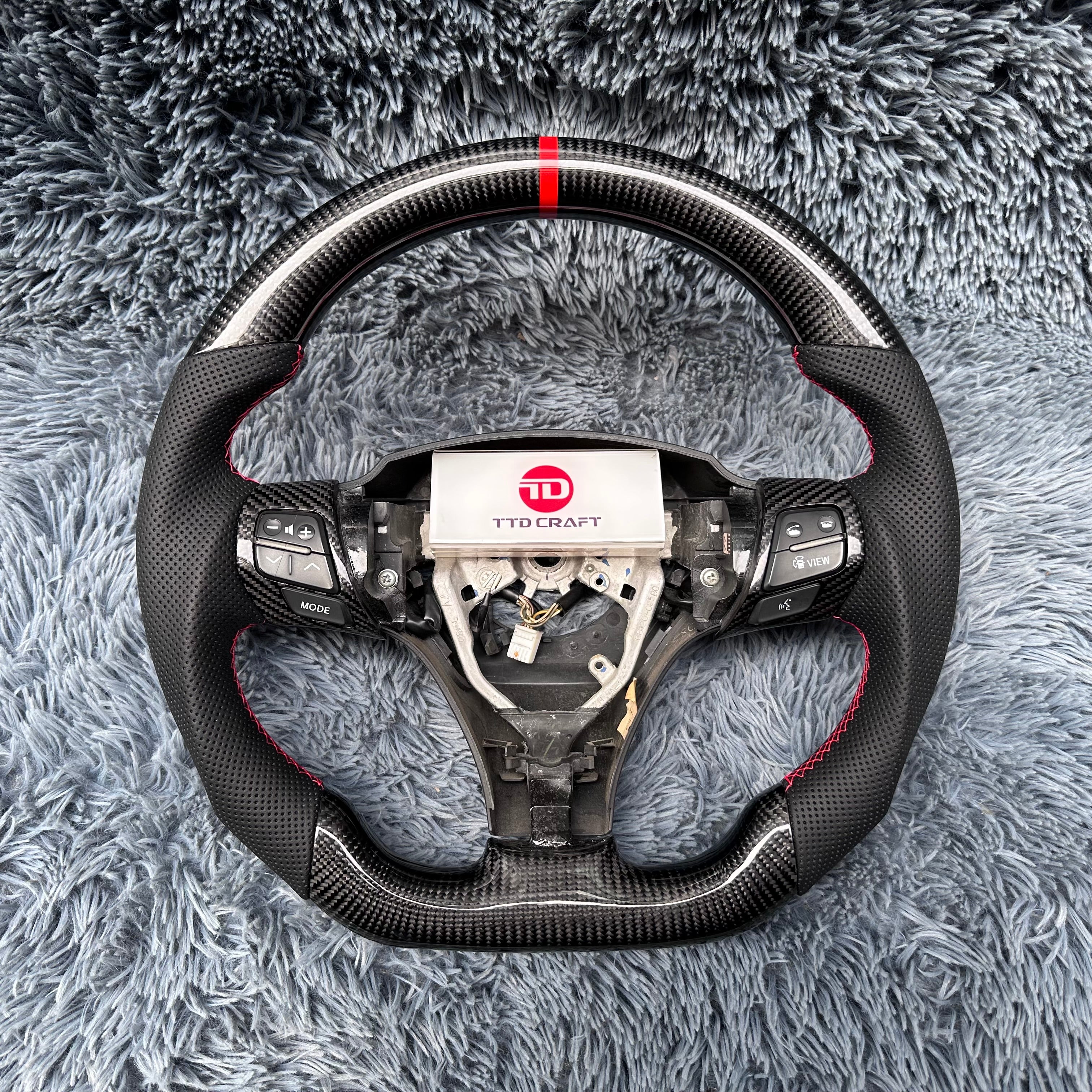 For Toyota 2007-2010 Camry /2009-2012 Venza Carbon Fiber Steering Wheel