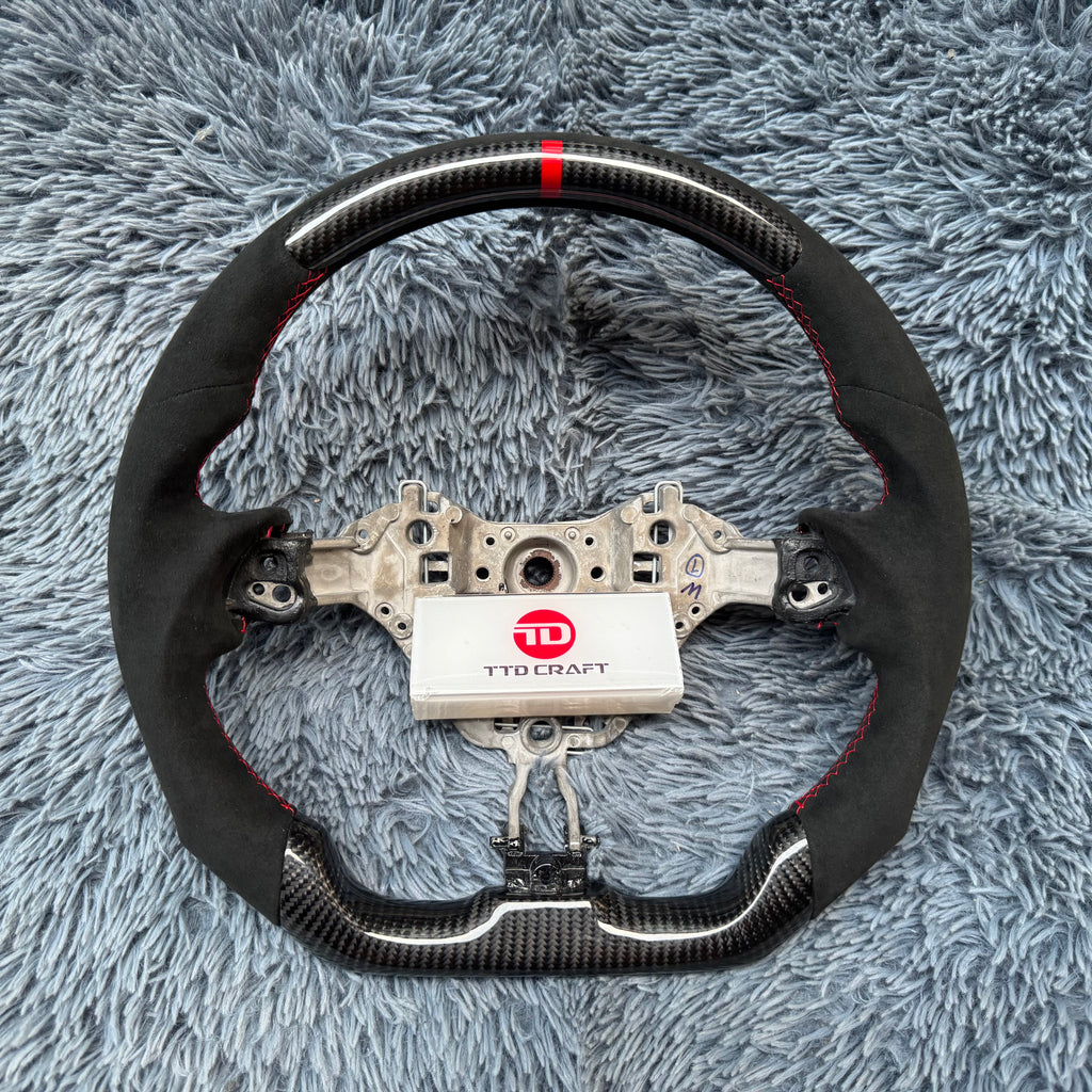 For Toyota 2017-2026 GT86 FRS /Subaru BRZ Carbon Fiber Steering Wheel