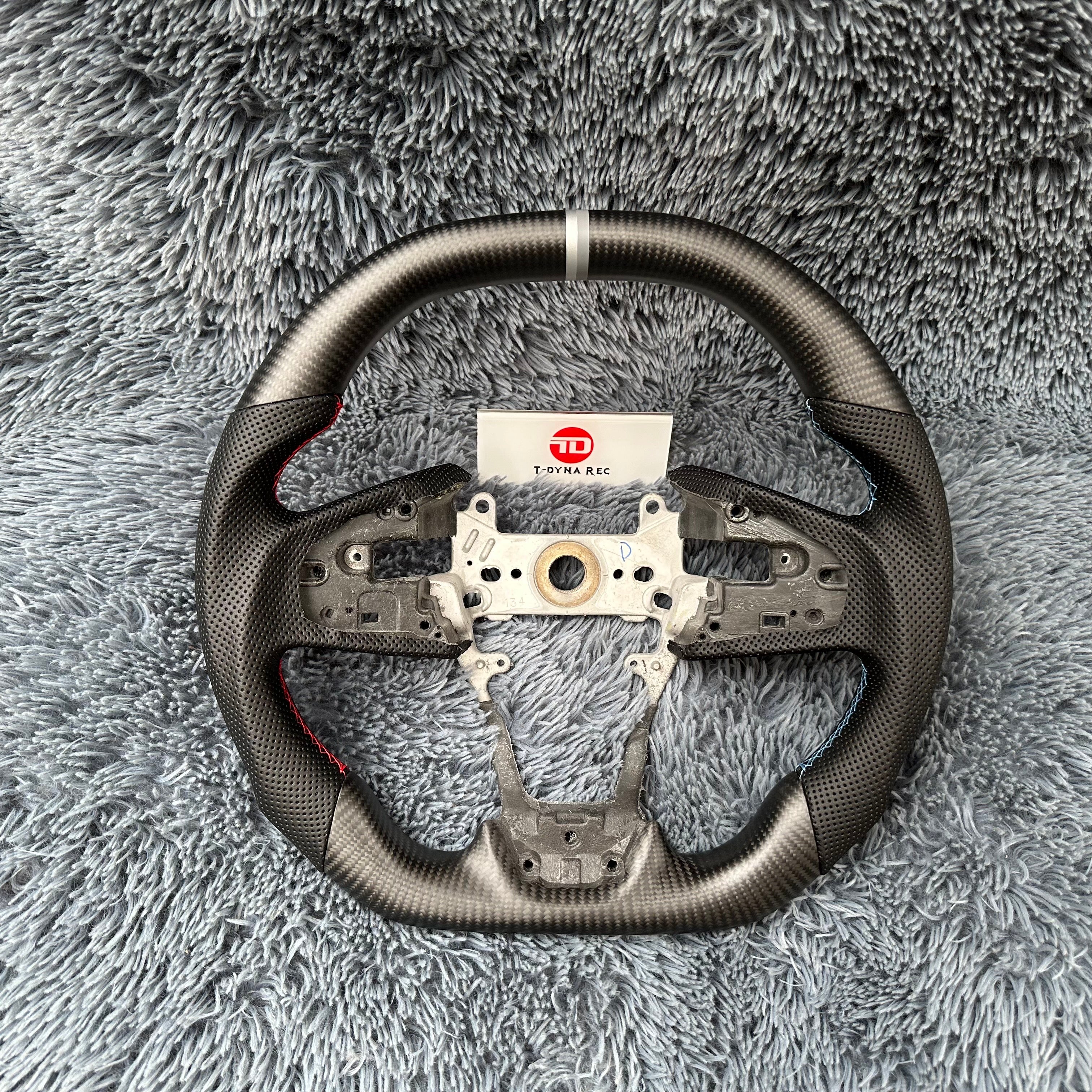 For Honda 10th gen Civic 2016-2021  Carbon Fiber Steering Wheel