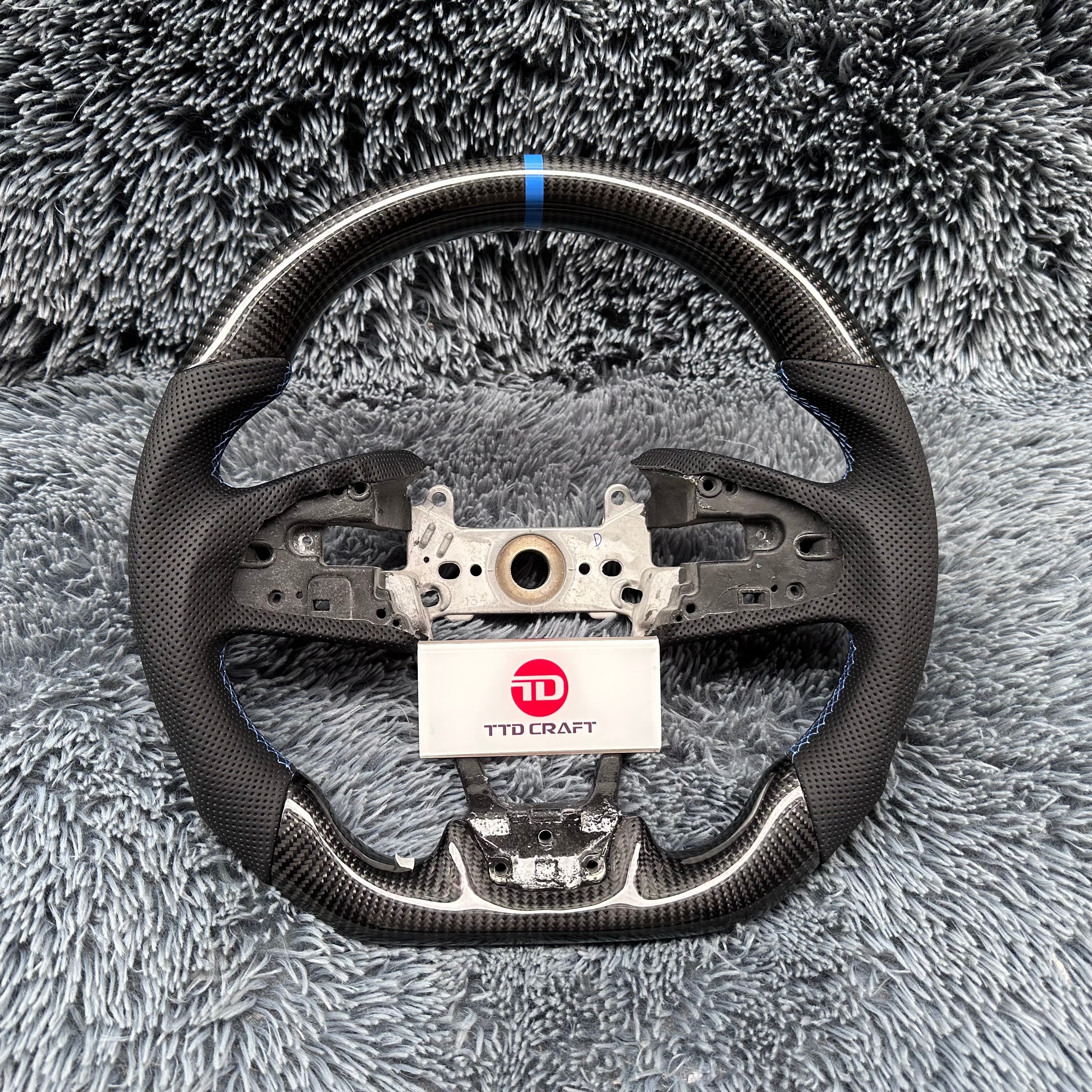 For Honda 10th gen Civic 2016-2021  Carbon Fiber Steering Wheel