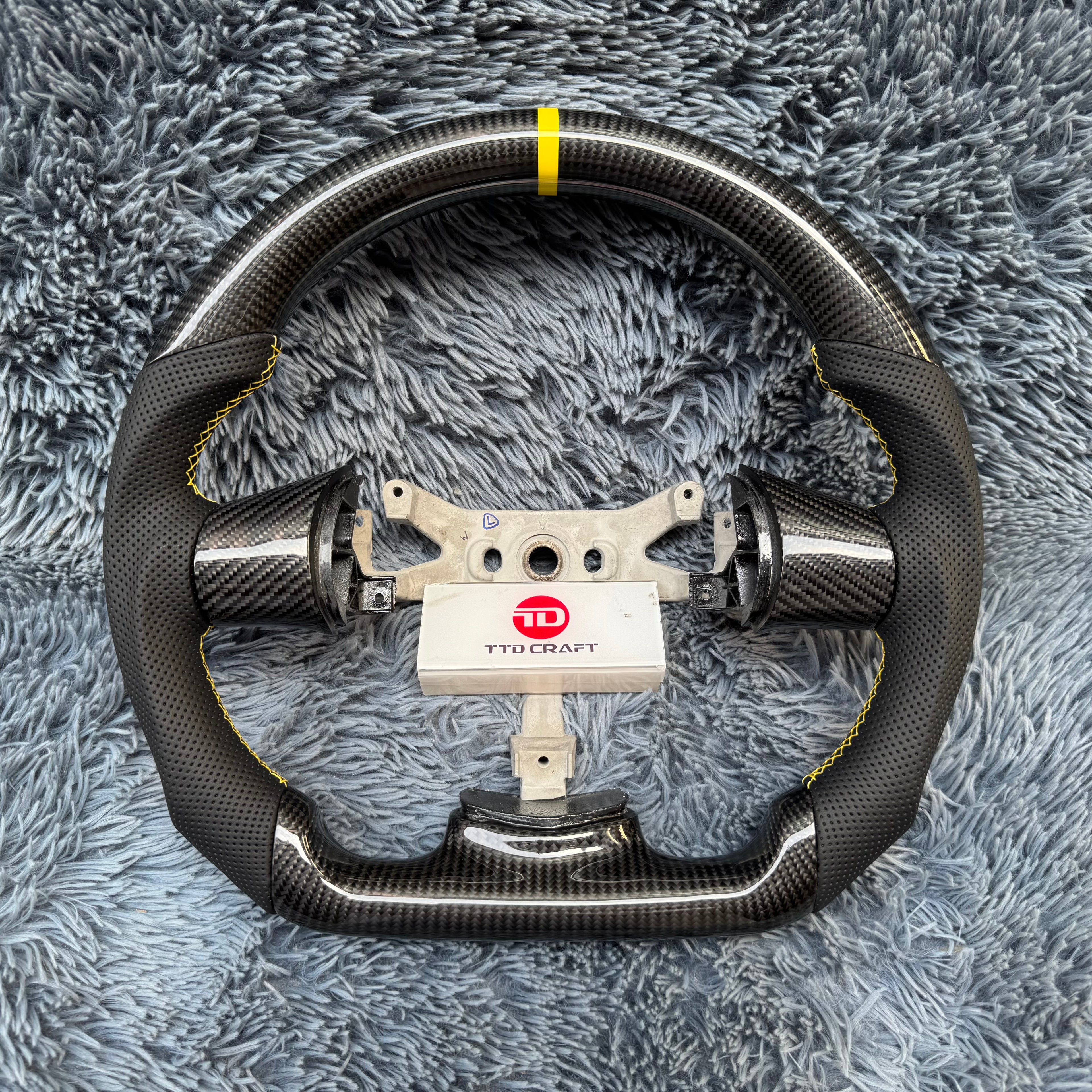 For Corvette C6 2006-2013 Z06 Real Carbon Fiber Steering Wheel