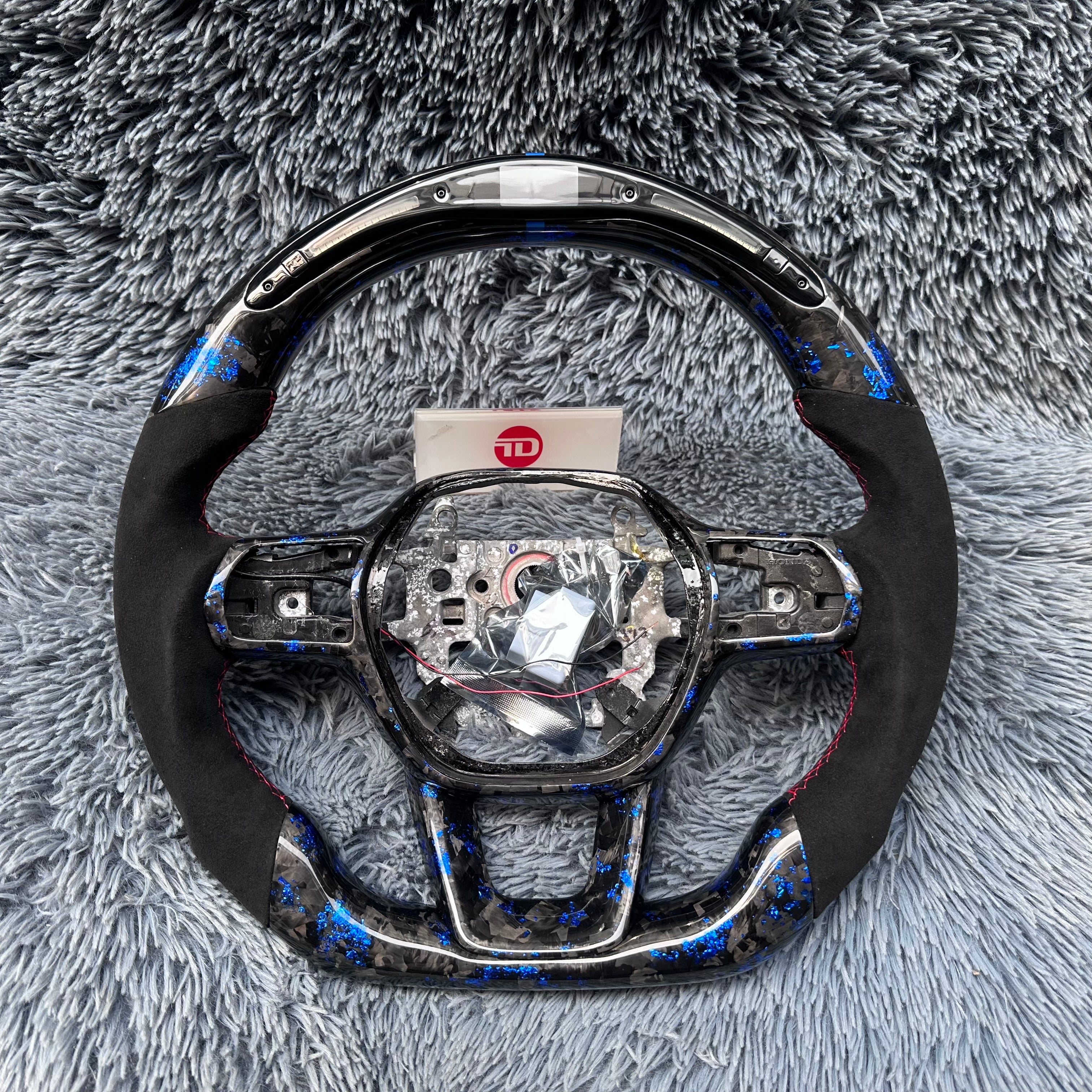 For Honda 11th gen Accord 2023-2026 LED Carbon Fiber Steering Wheel