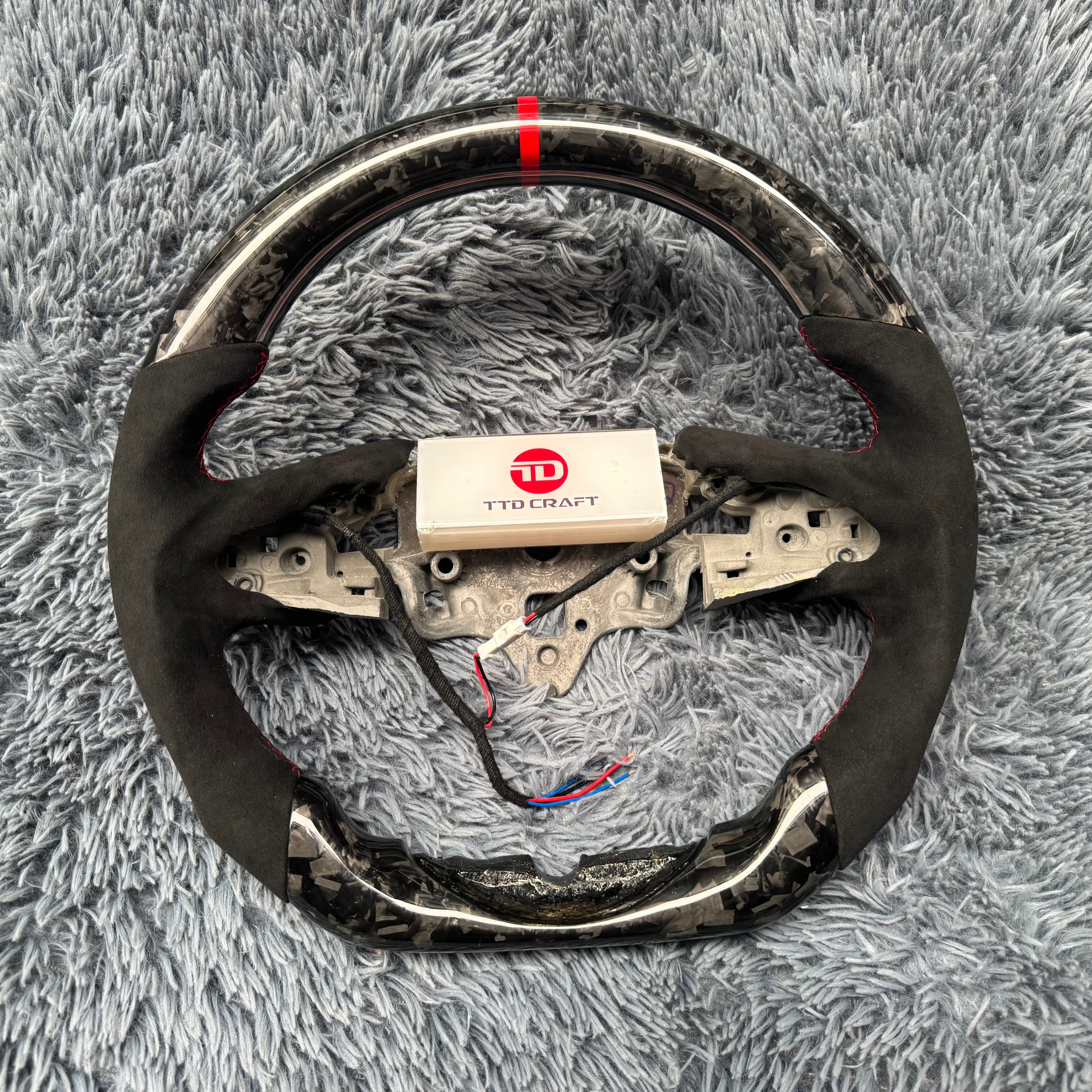For Cadillac 2020-2026 CT4 CT4-V Blackwing Carbon Fiber Steering Wheel