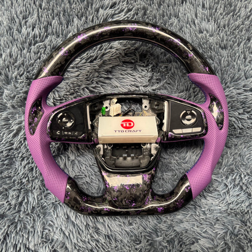 Custom Forged Carbon Fiber Steering Wheel For Honda 5th gen CRV 2017-2018