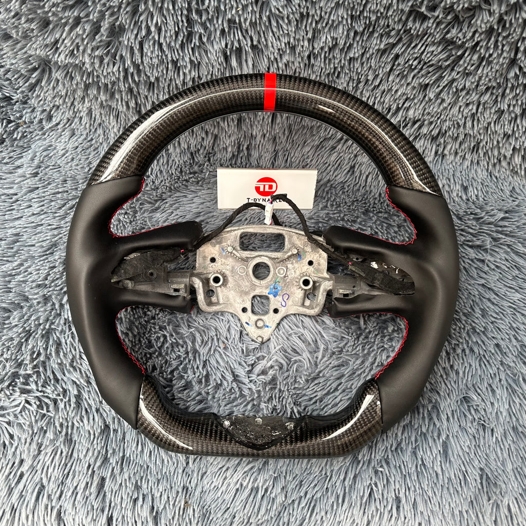 For Cadillac 2020-2026 CT4 CT4-V Blackwing Carbon Fiber Steering Wheel