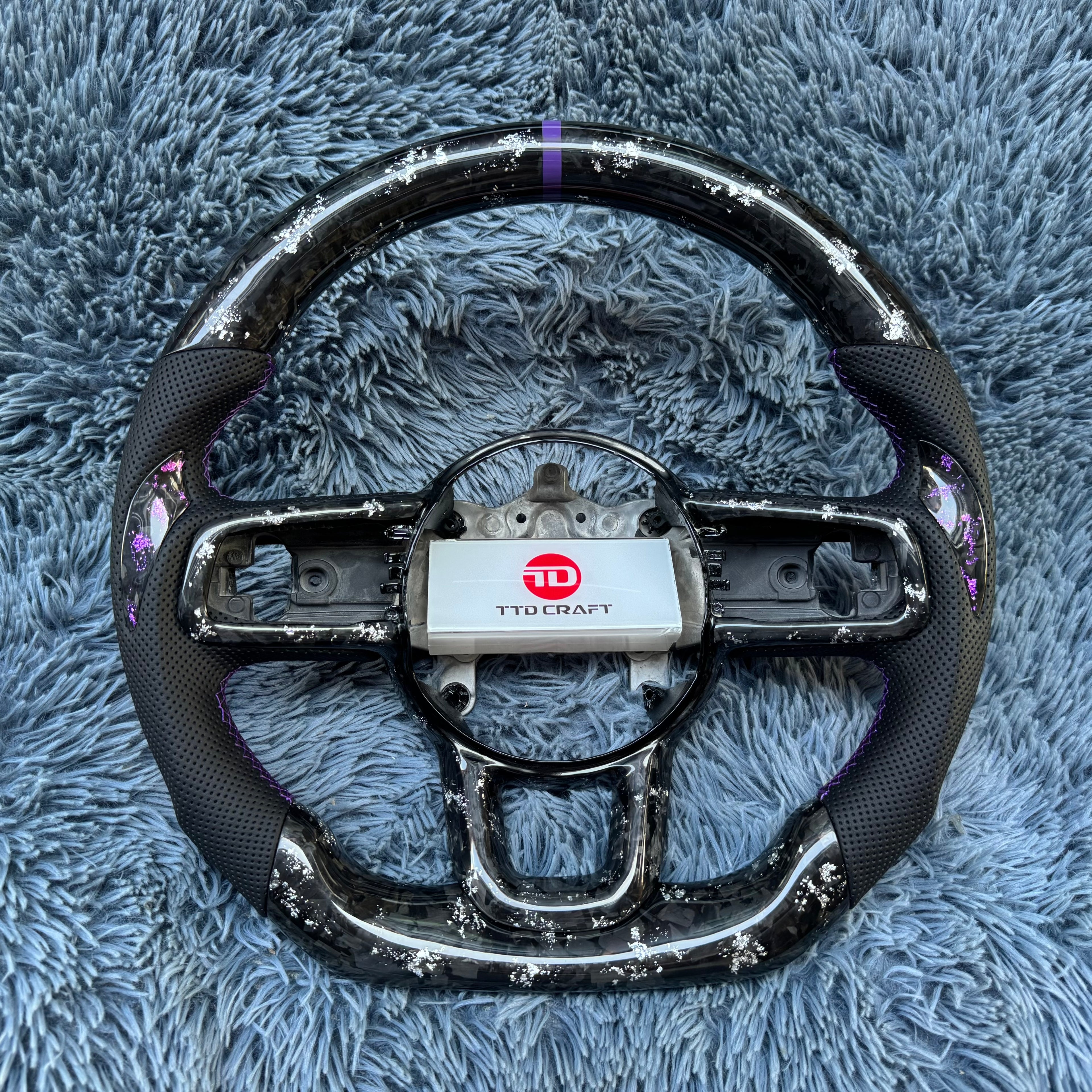 For Jeep 2018-2026 Wrangler / Gladiator Forged Carbon Fiber Steering Wheel