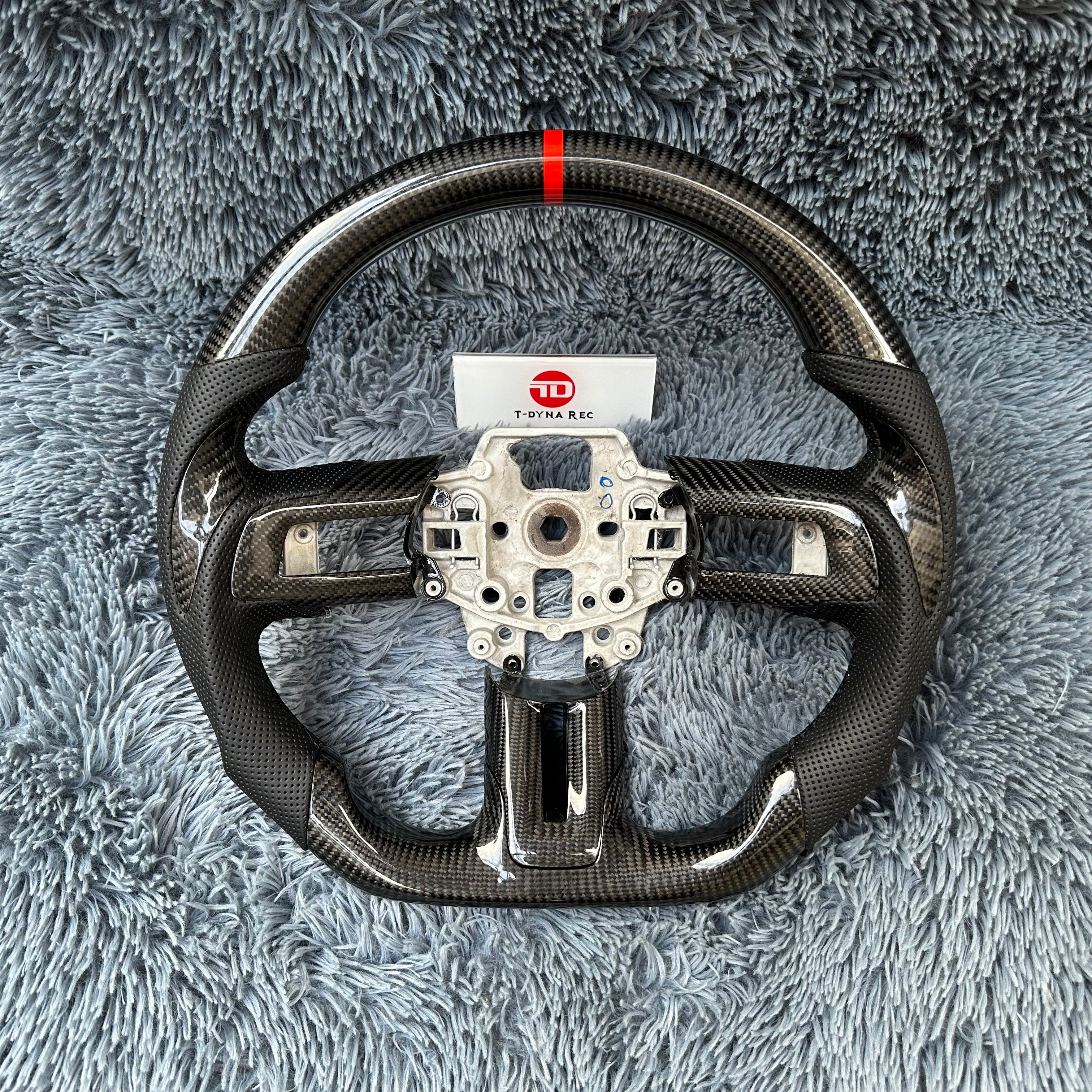 For Ford Mustang 2015-2017 Carbon Fiber Steering Wheel